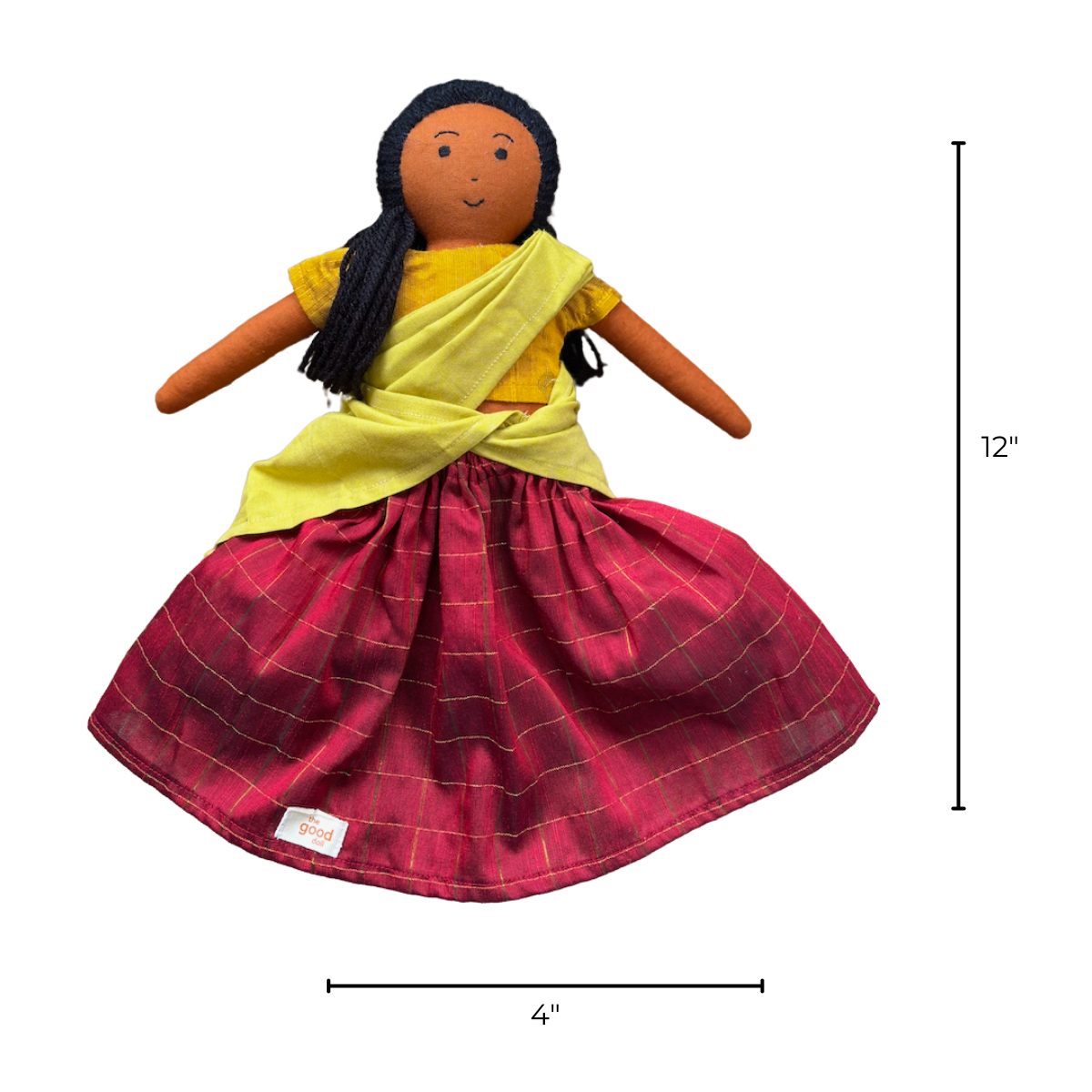 Nilah Elder Sister Malai Classic Red Doll – Single Doll