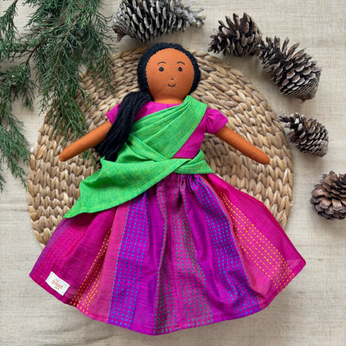 Nilah Elder Sister Malai Classic Purple Doll – Single Doll