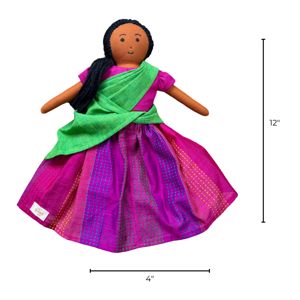 Nilah Elder Sister Malai Classic Purple Doll – Single Doll