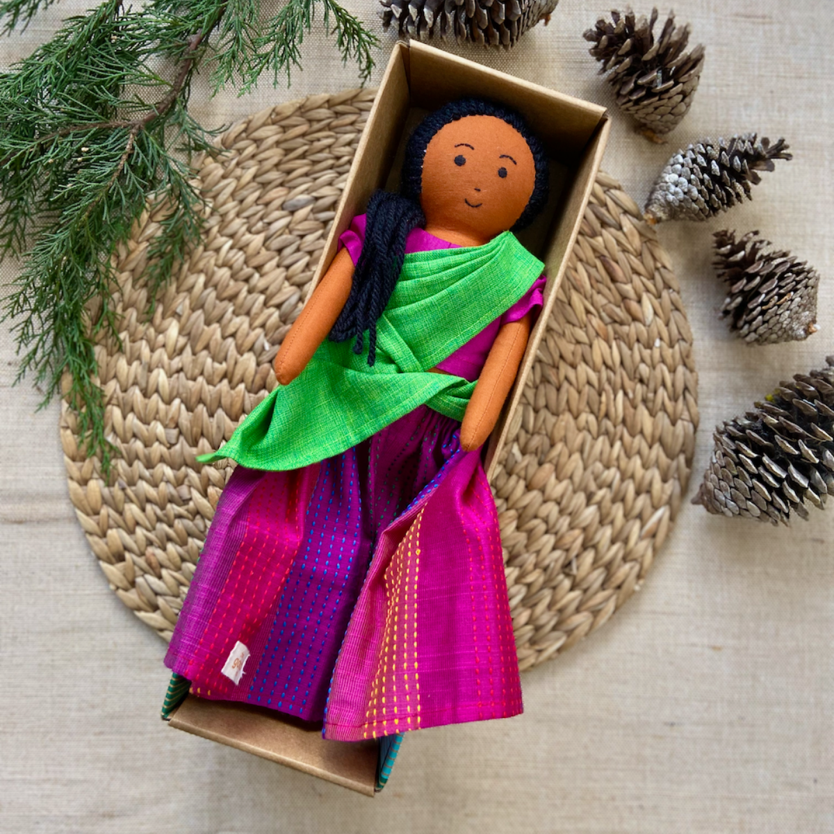Nilah Elder Sister Malai Classic Purple Doll – Single Doll