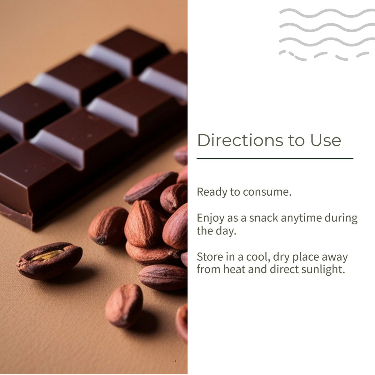 70% Dark Chocolate | Rich Cacao | Premium Indulgence | 40g – Chocolates on Brown Living™. SKU: ECOTYL00054. Img 4.