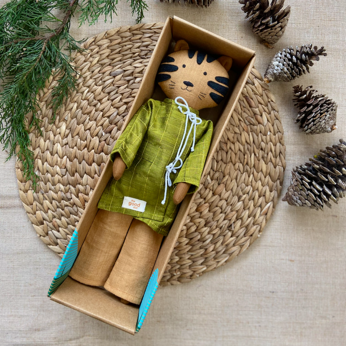 Nilah Friend Puli Green Kurta – Single Doll