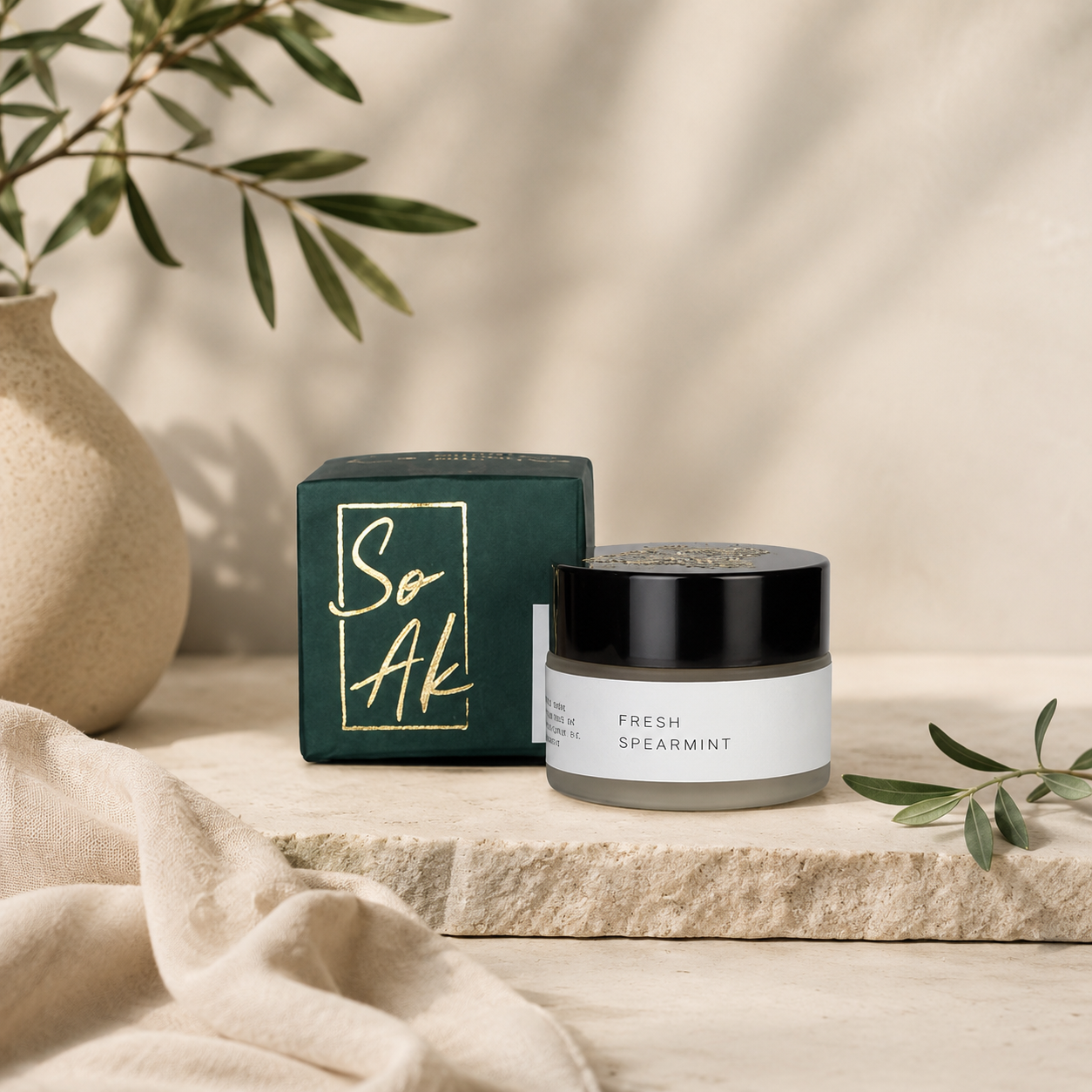 Natural Fresh Spearmint Lip Balm | Soothing & Hydrating | 15g