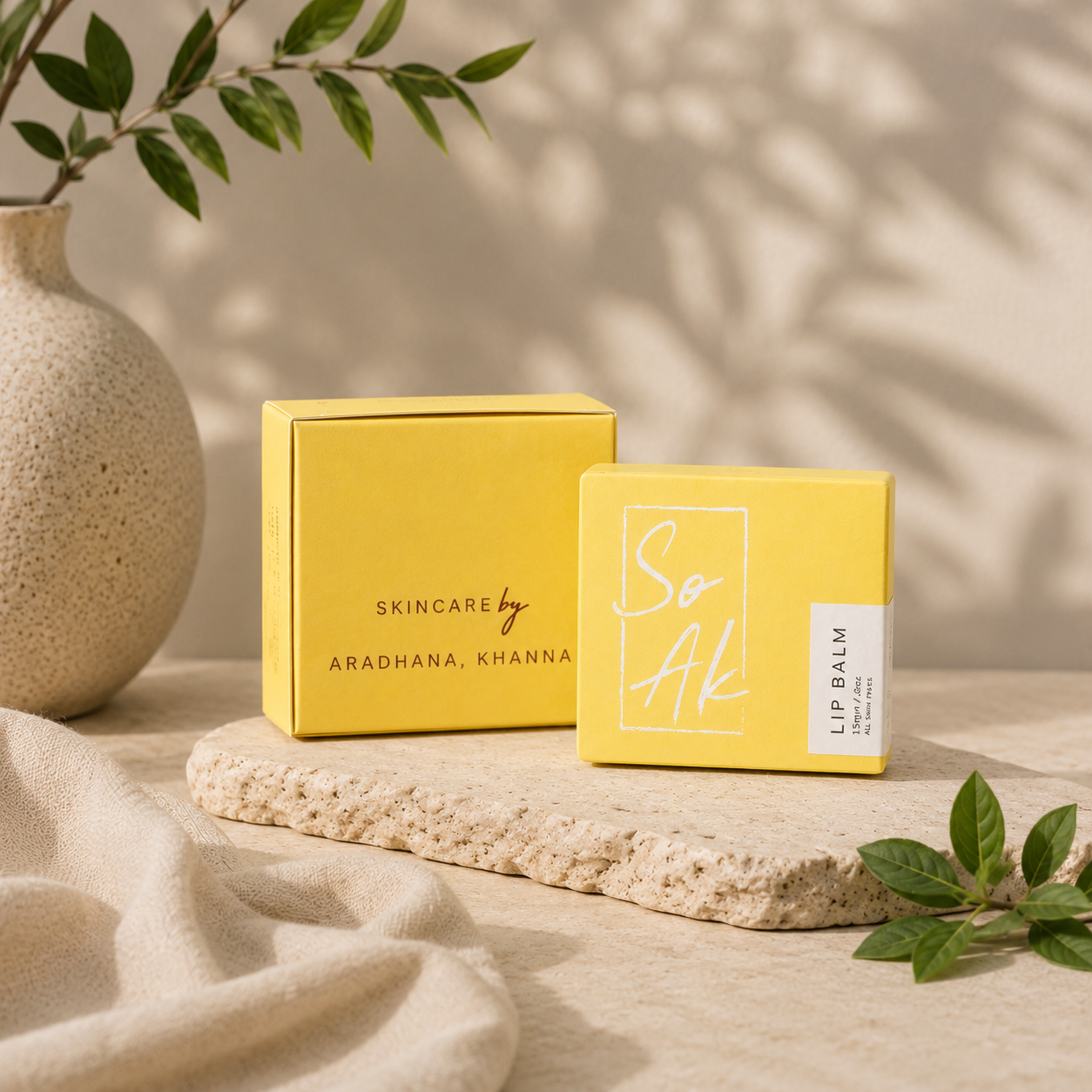 Natural Lemon & Mint Lip Balm | Refreshing Moisturizing Lip Care | 15g