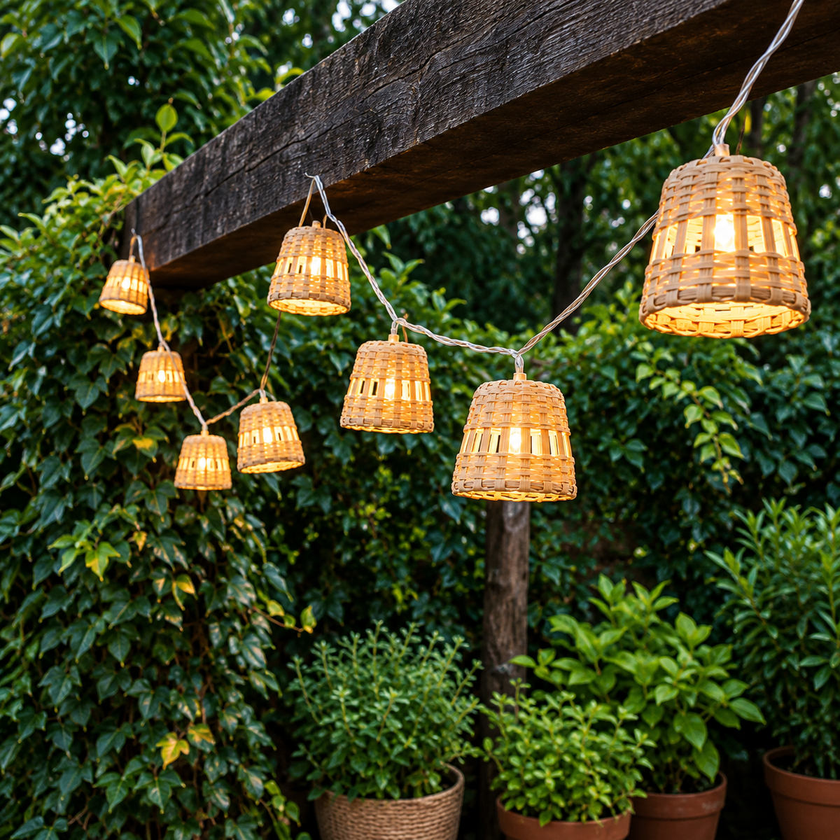 Lumina Handcrafted Bamboo String Light