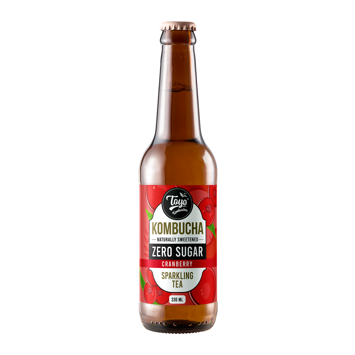 Zero Sugar Cranberry Kombucha -330ml