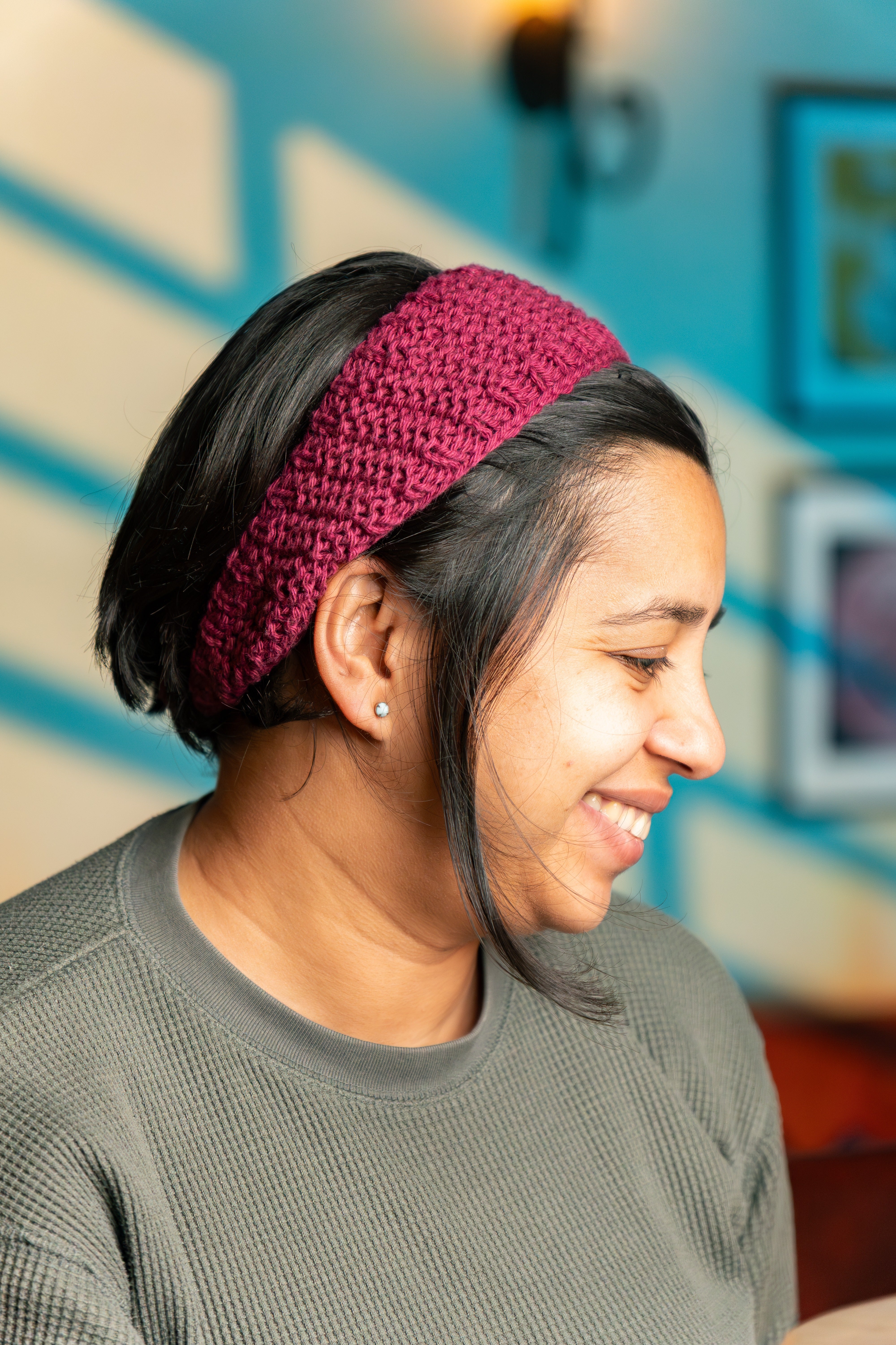 Handmade Cotton Yarn Hairband – Soft, Stretchy & Eco-Friendly
