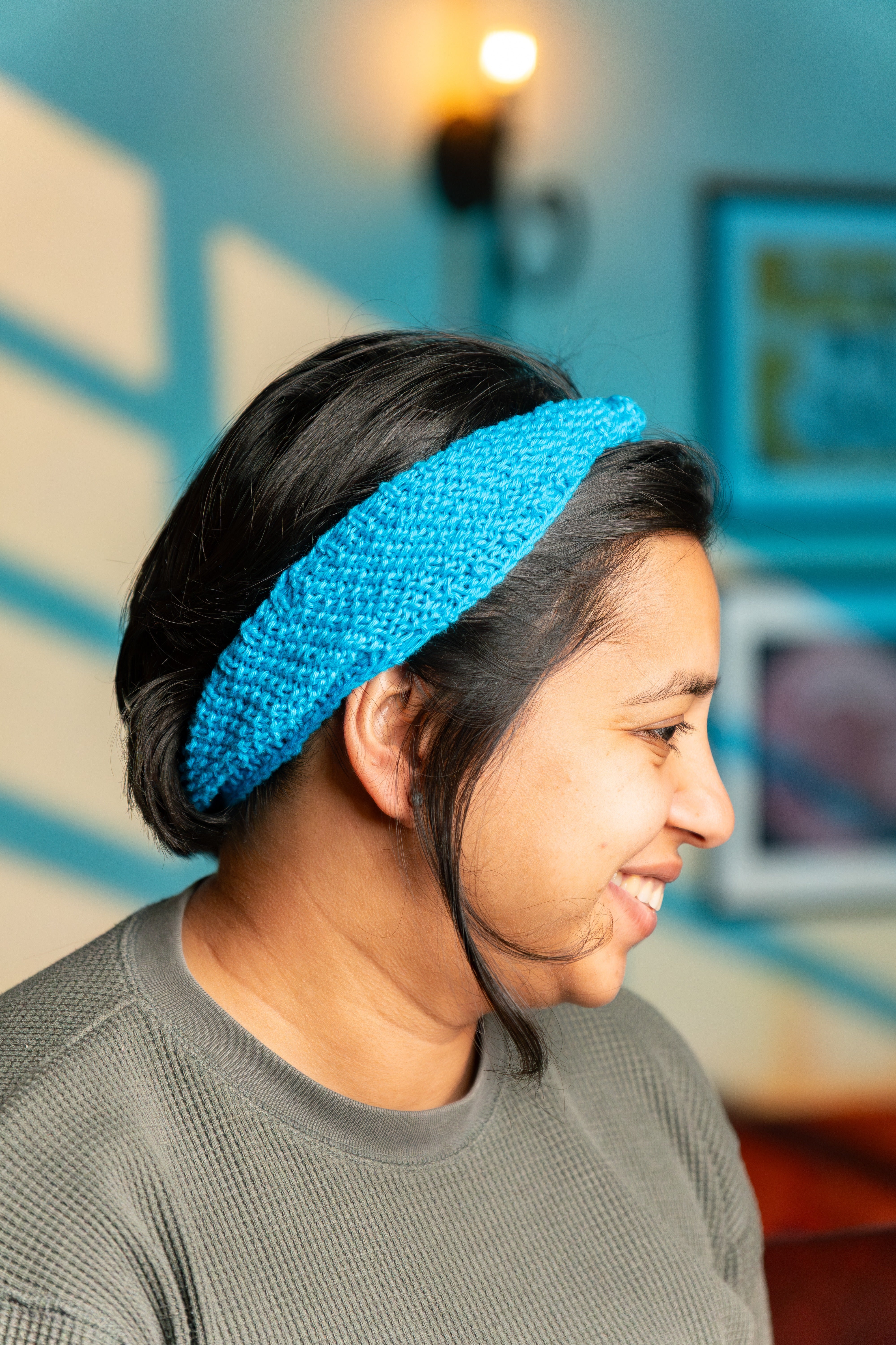 Handmade Cotton Yarn Hairband – Soft, Stretchy & Eco-Friendly