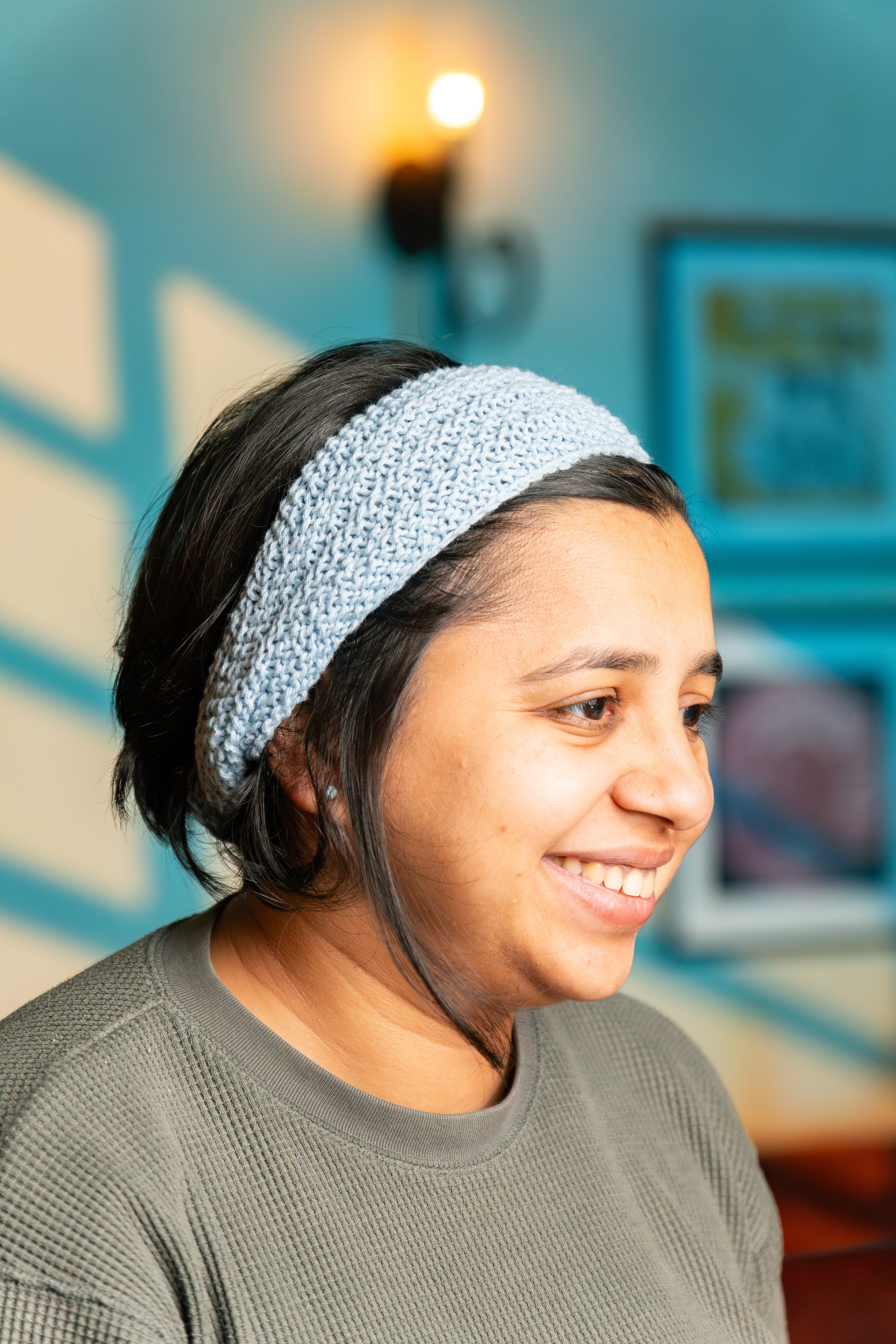 Handmade Cotton Yarn Hairband – Soft, Stretchy & Eco-Friendly