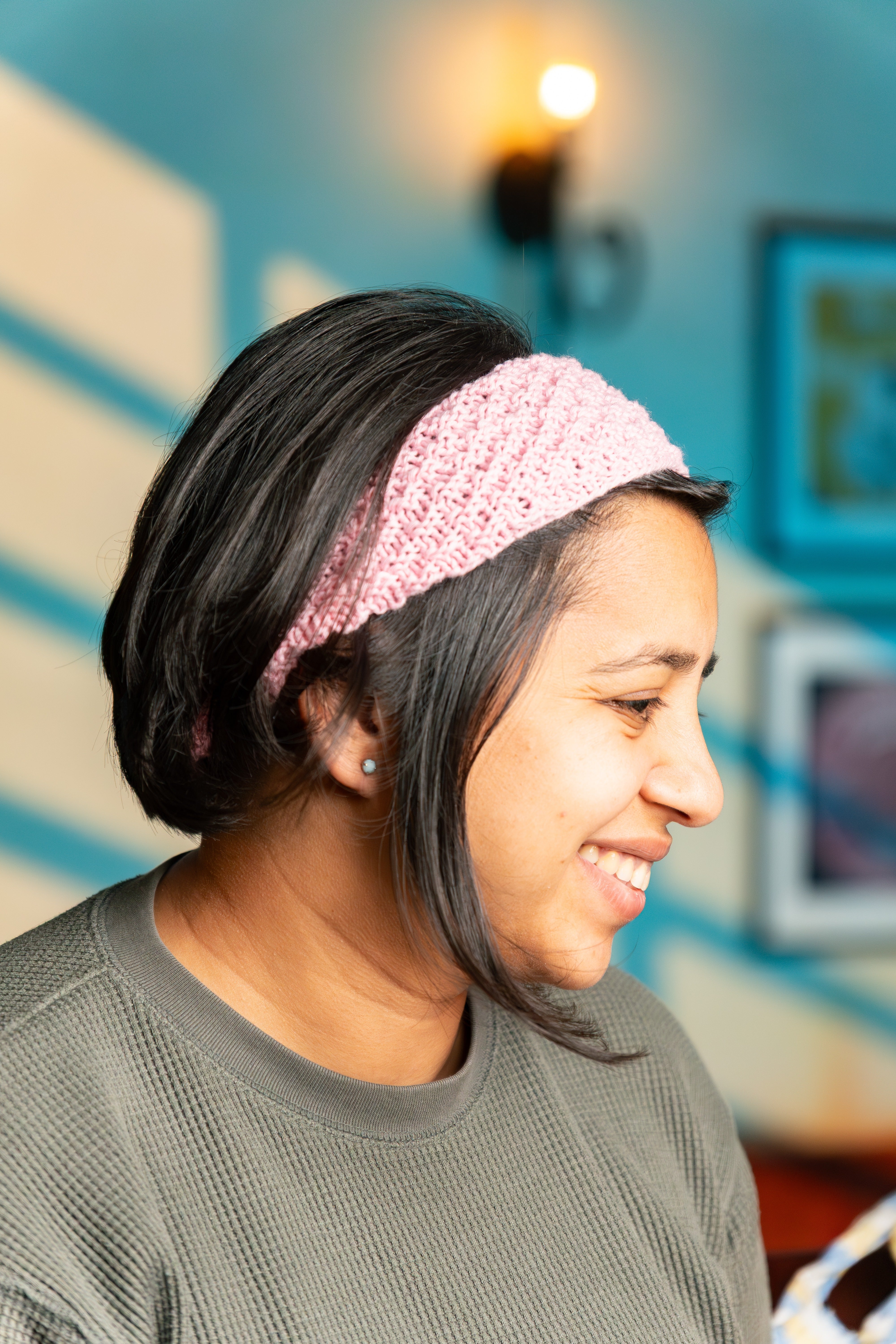 Handmade Cotton Yarn Hairband – Soft, Stretchy & Eco-Friendly