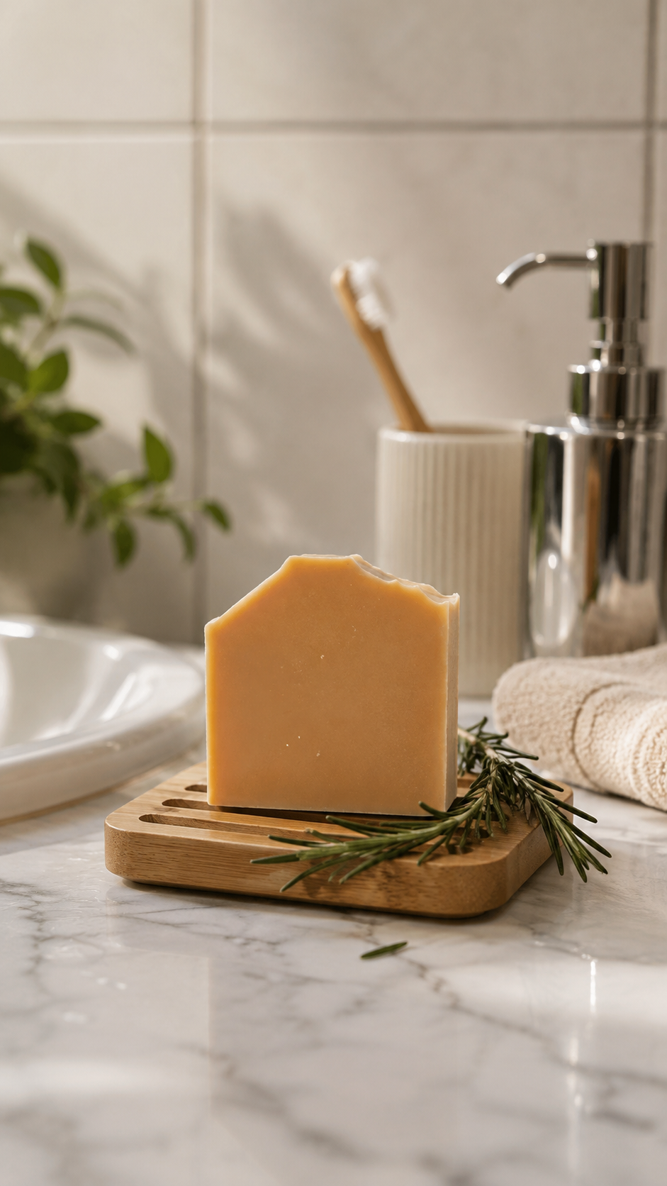 Rosemary Shampoo Bar with Apple Cider Vinegar & Neem