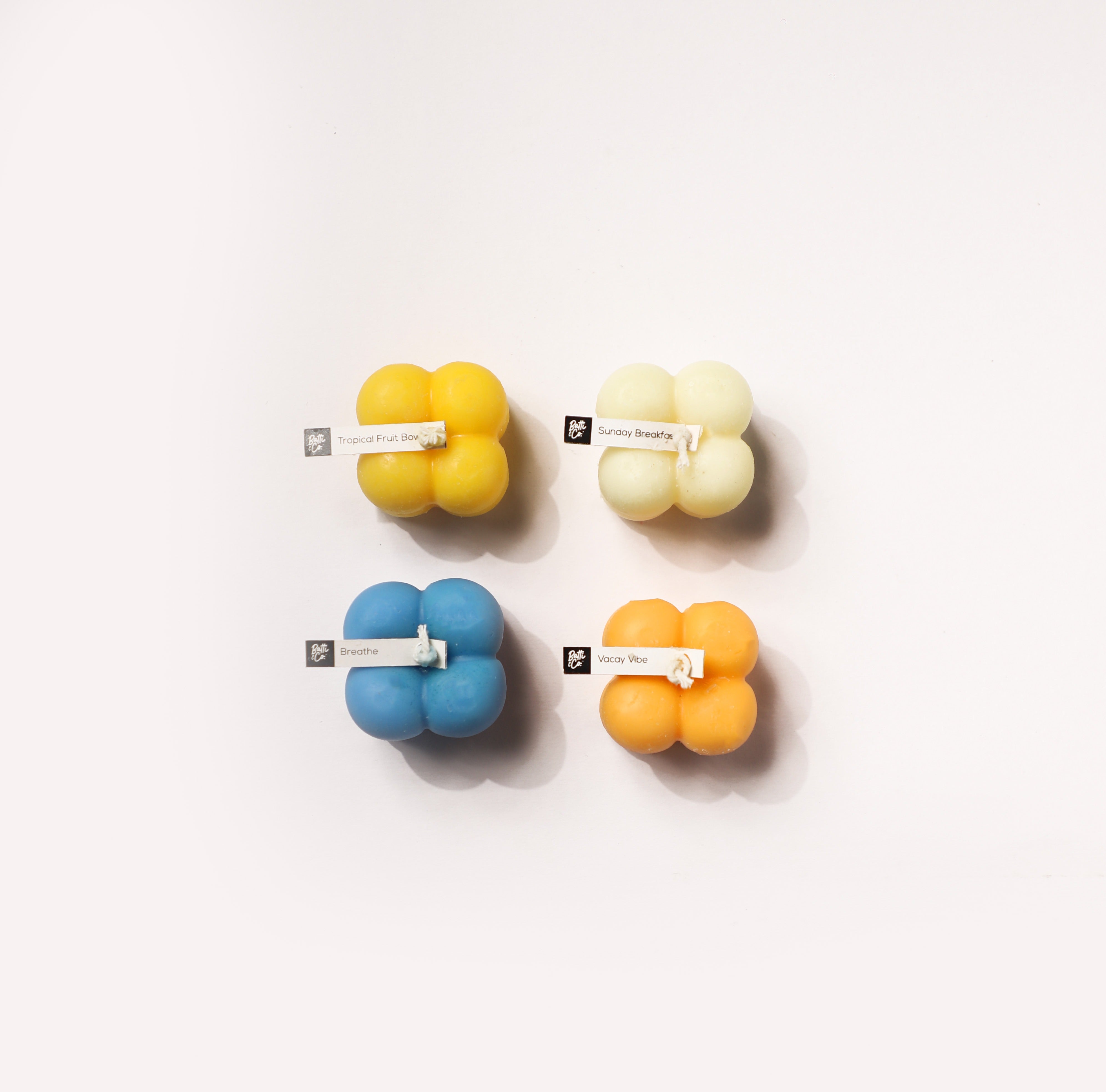 Mini Bubble Candle (Set of 4)