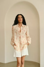 Eco-Friendly Leaf Print Shirt – Ethically Made from Cotton