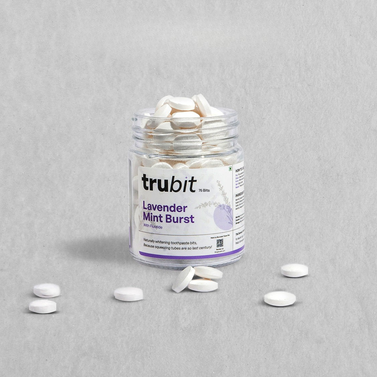 Lavender Mint Burst | Herbal Oral & Body Care | Refreshing & Natural | 75 Tablets