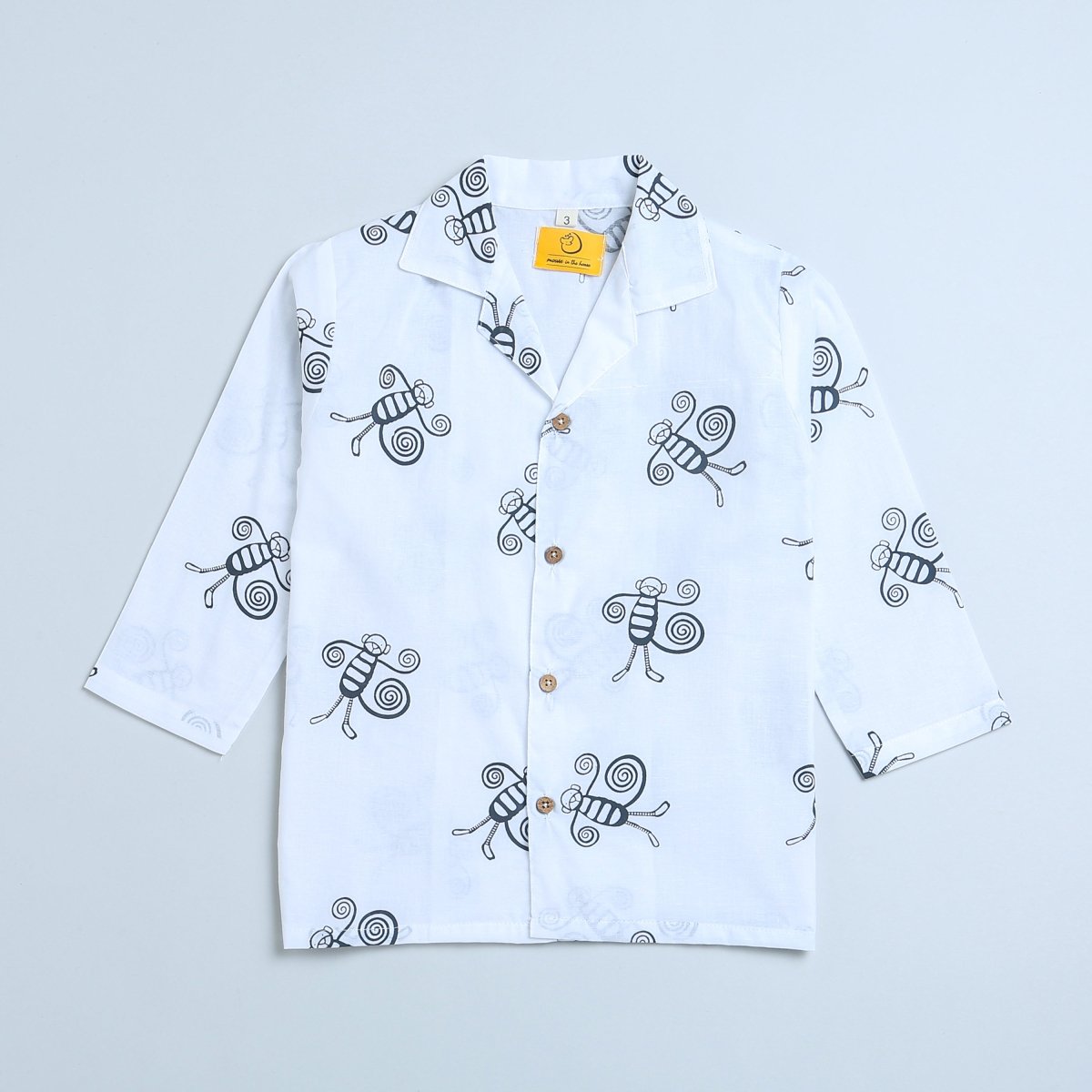 A Swinging Monkey - Unisex Kids Cotton Nightwear | Verified Sustainable by Brown Living™