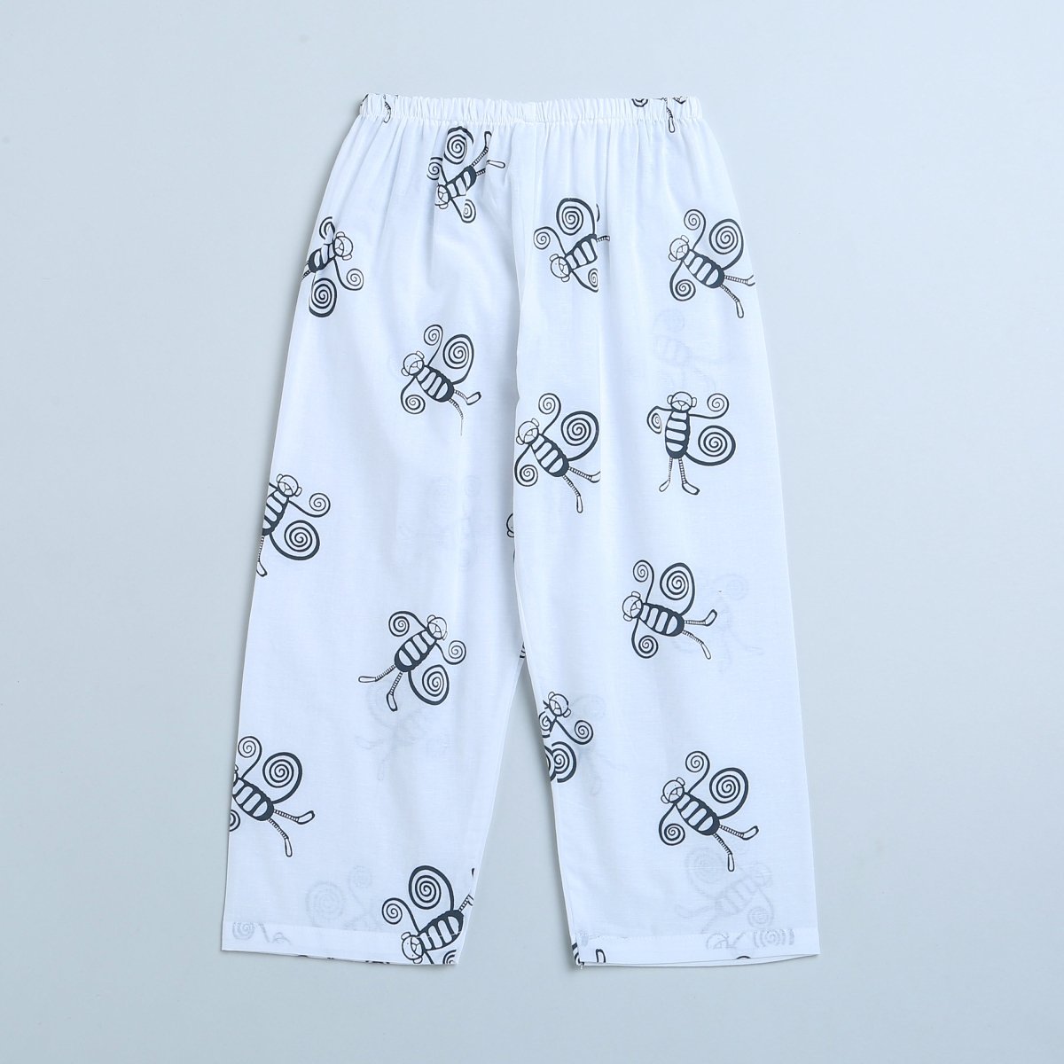 A Swinging Monkey - Unisex Kids Cotton Nightwear | Verified Sustainable by Brown Living™