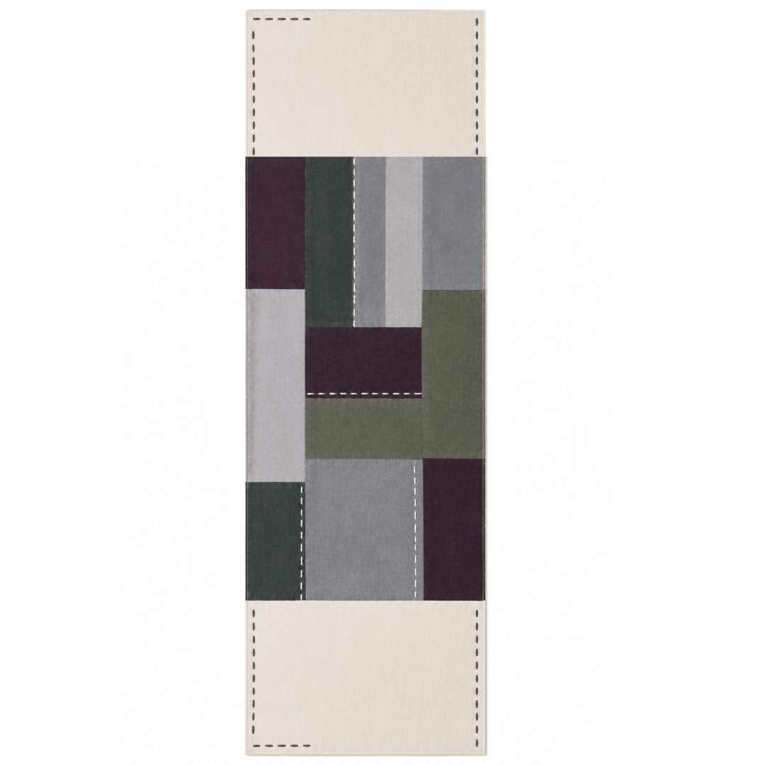 Aakar Table Runner – Elegant Fabric Runner for Stylish Dining Decor – Table Linens on Brown Living™. SKU: TR101. Img 6.