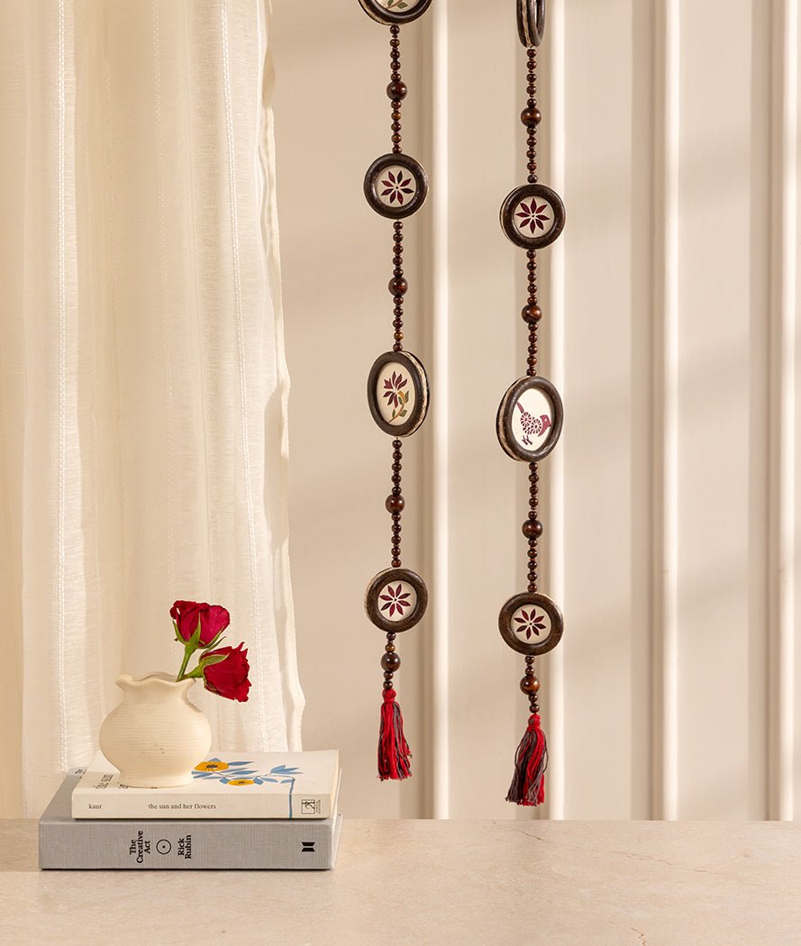 Aangan Chidiya Hanging | Single Teak Wood Bird Decor For Diwali – Decor & Artefacts on Brown Living™. SKU: Gul_Diwali_26_016. Img 2.