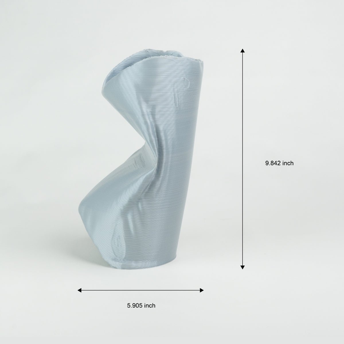 Abused Receptacle Plant - Based Exotic Titanium Vase – Home Decor on Brown Living™. SKU: ABREEDPLETA046. Img 4.