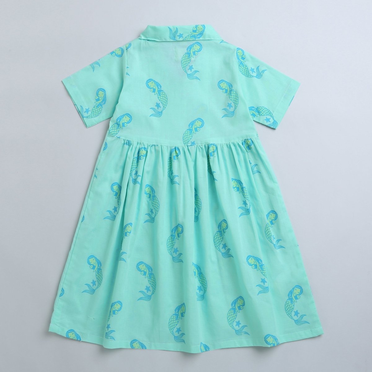 Adella The Mermaid - Girls Comfort Wear – Kids Frocks & Dresses on Brown Living™. SKU: MITHSF - 082 - 1. Img 4.