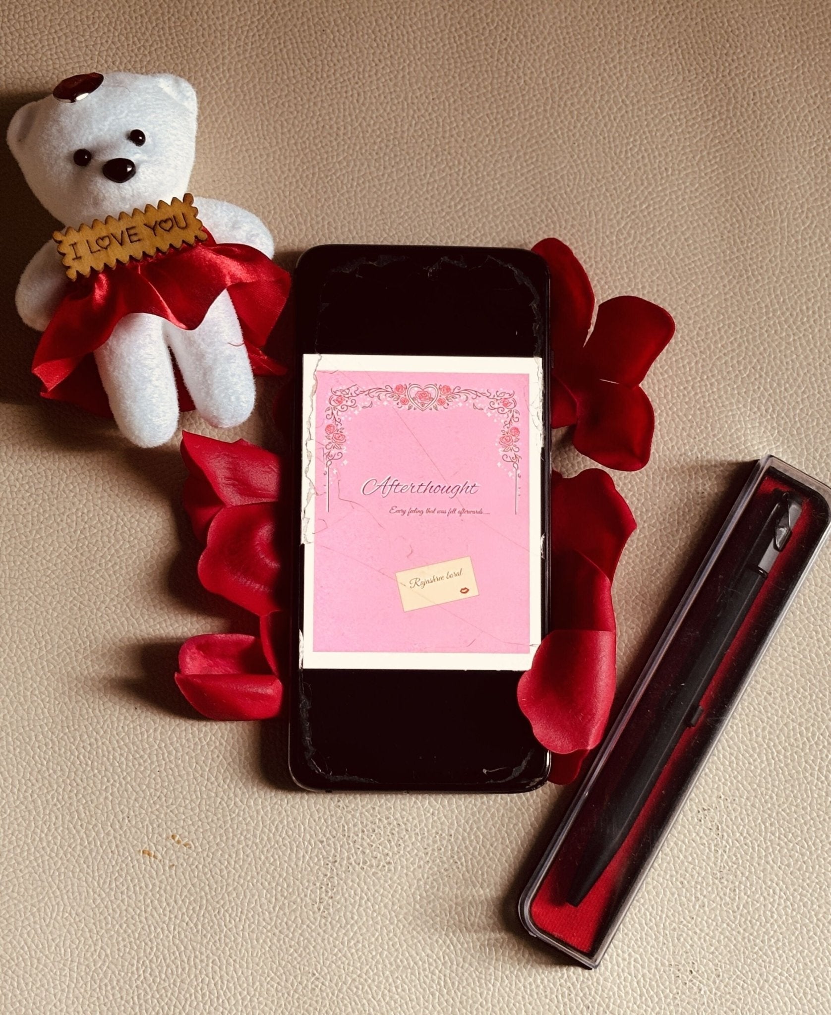 Afterthoughts – Romantic Poetry Collection | Contemporary Love Poems – Notebooks & Notepads on Brown Living™. SKU: AFPB. Img 2.