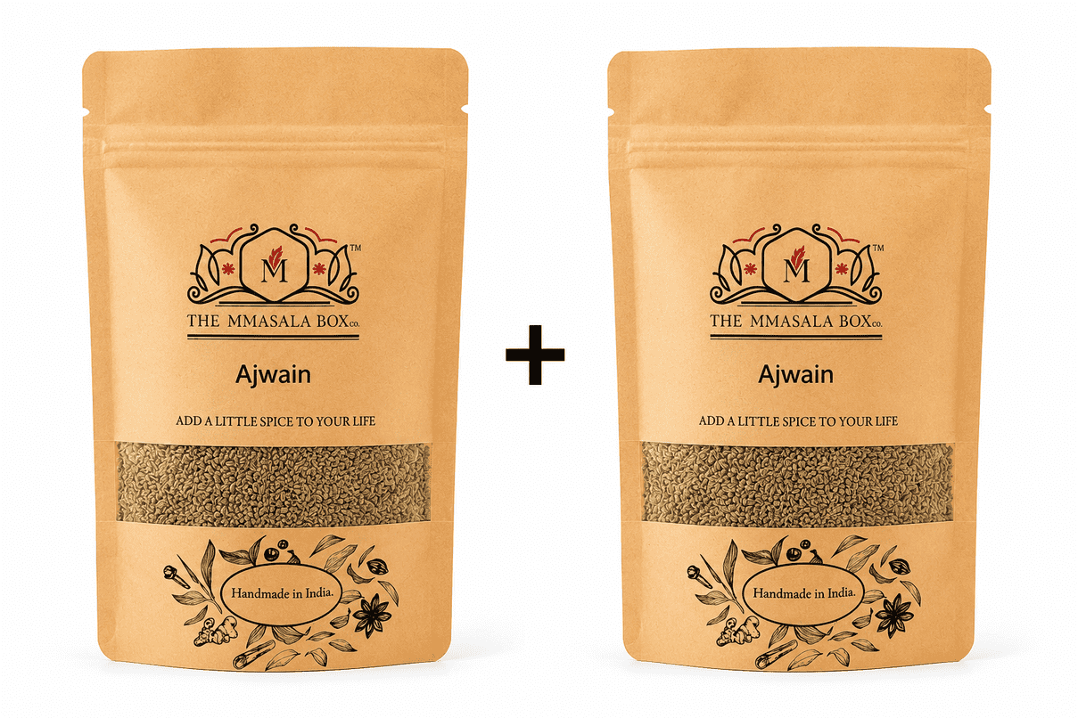 Ajwain Seeds 100g – Fresh, Aromatic Carom Seeds | Pack of 2 – Seasonings & Spices on Brown Living™. SKU: 00A. Img 4.