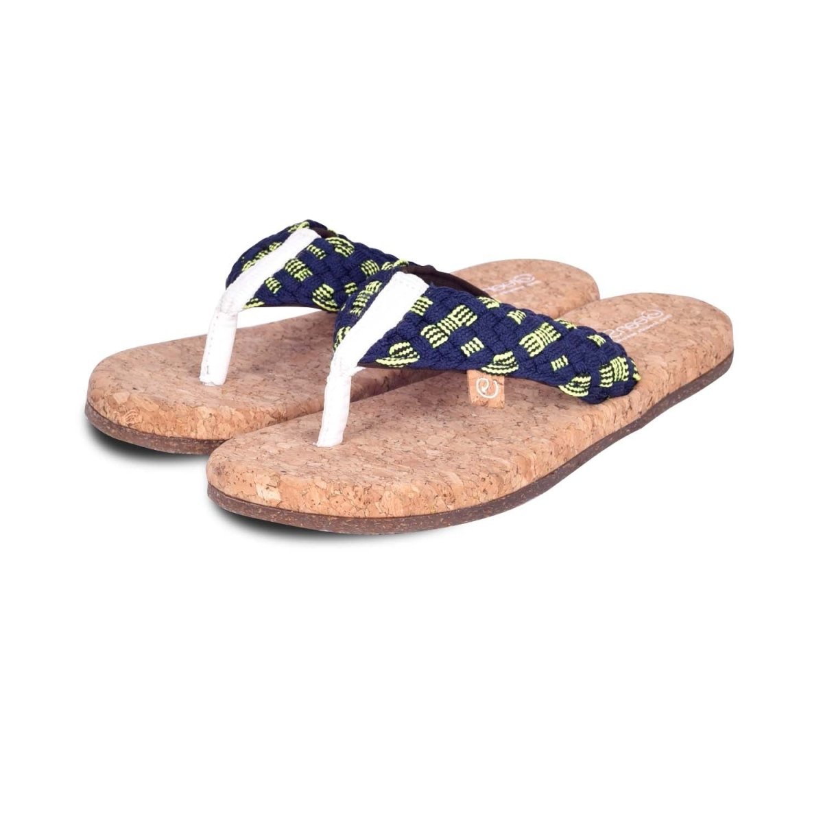 Alfa Royal Blue Women's Trendy Slippers – Womens Flip Flops on Brown Living™. SKU: G'S_ALFRYLBLU_WSLPR5359. Img 3.