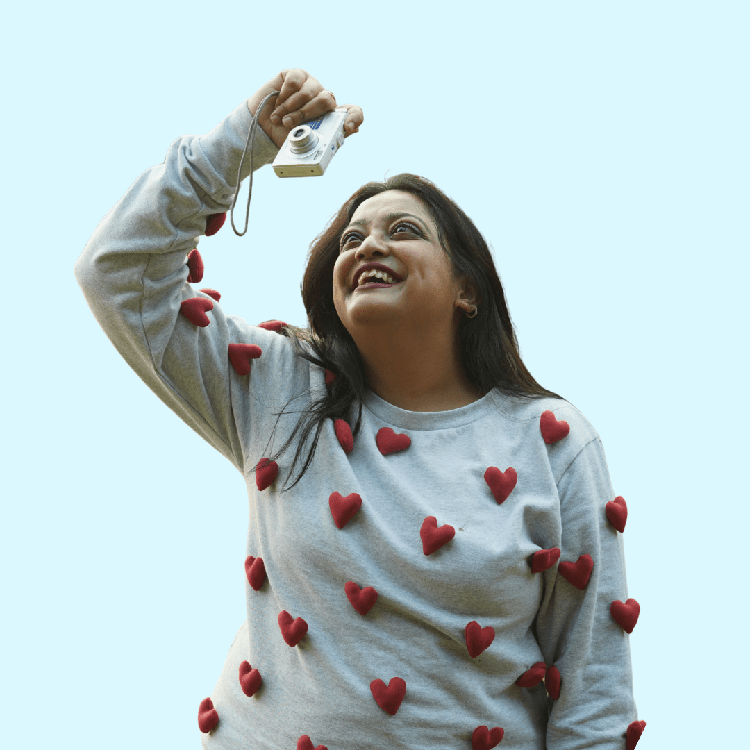 All Hearts Grey Sweatshirt | Cozy Unisex Cotton Fleece Sweatshirt – Womens Sweatshirt on Brown Living™. SKU: 4ALLHEARTSGREYMELANGES. Img 4.