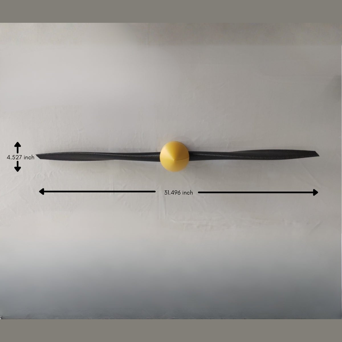 Allegiant Propeller Plant - Based Black & Gold Wall Decor – Home Decor on Brown Living™. SKU: ALPREDPLTKA086. Img 4.