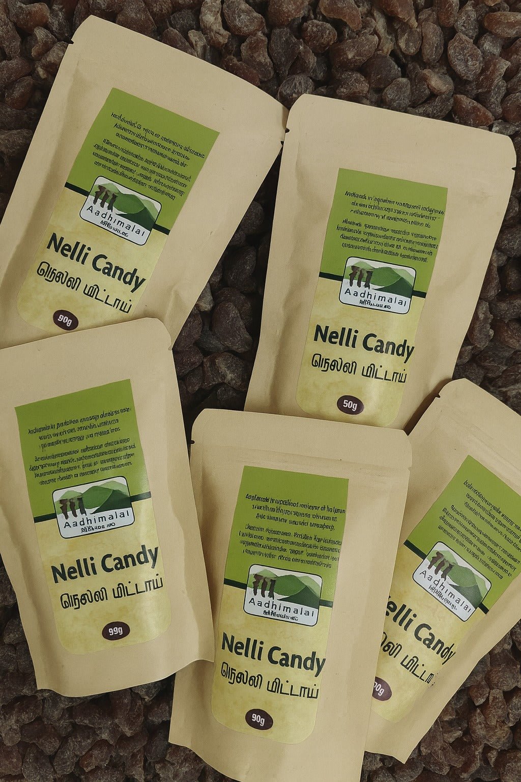 Amla Candy – Healthy Digestive Treat, Rich in Vitamin C & Antioxidants – Dried Fruits, Nuts & Seeds on Brown Living™. SKU: APPCL-118. Img 10.