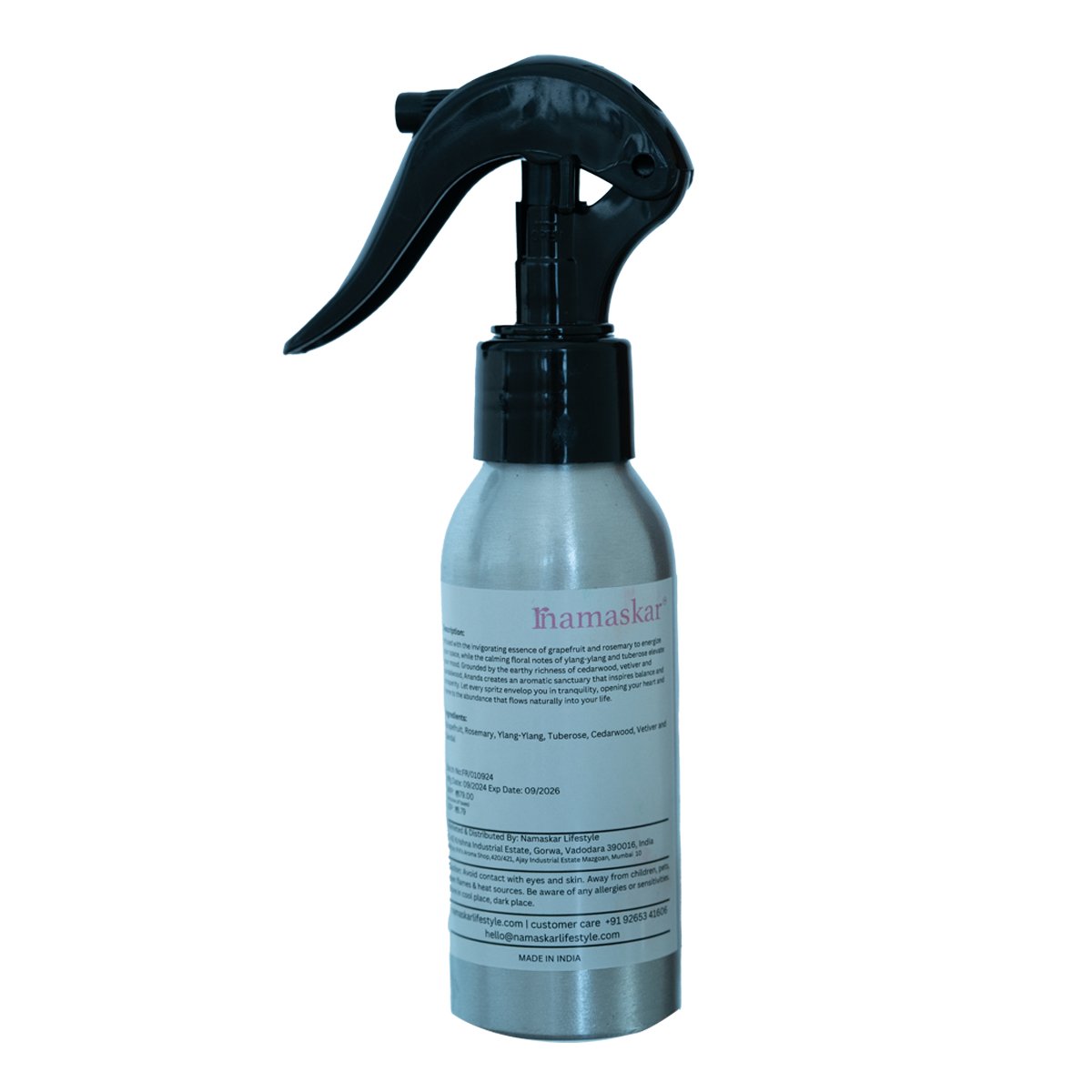 Ananda | Fabric and Room mist | 100 ml | Verified Sustainable by Brown Living™