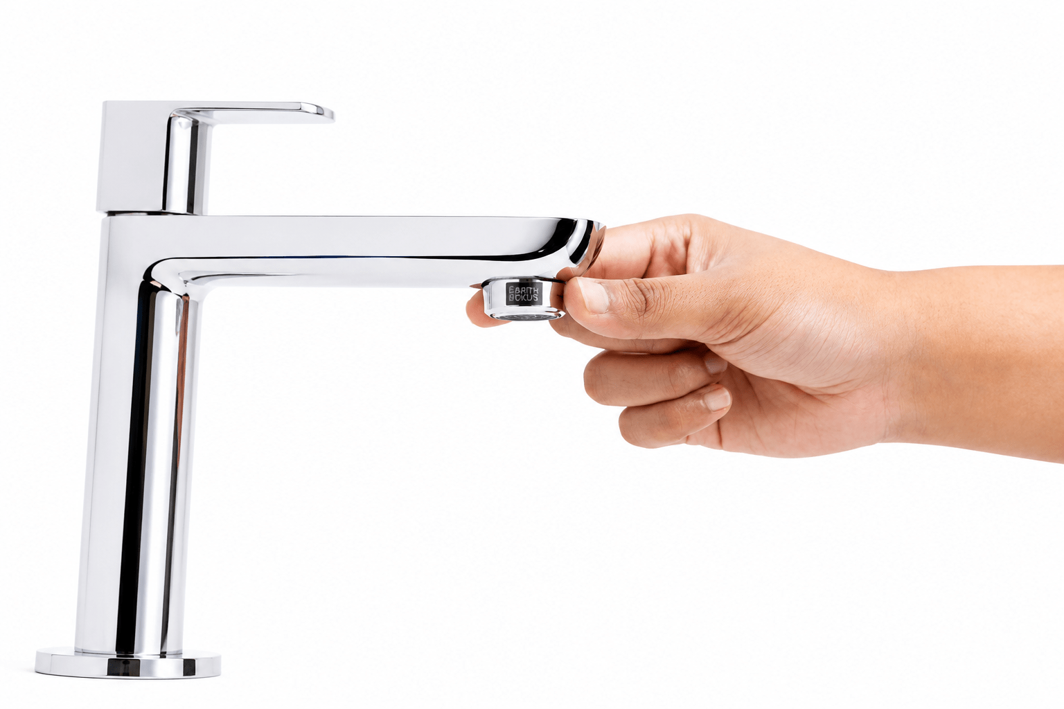 Anti-Theft Male Thread Aerator Housing | Tamper-Proof – Water Saving Device on Brown Living™. SKU: WF-HS-M-AT-P2n. Img 1.