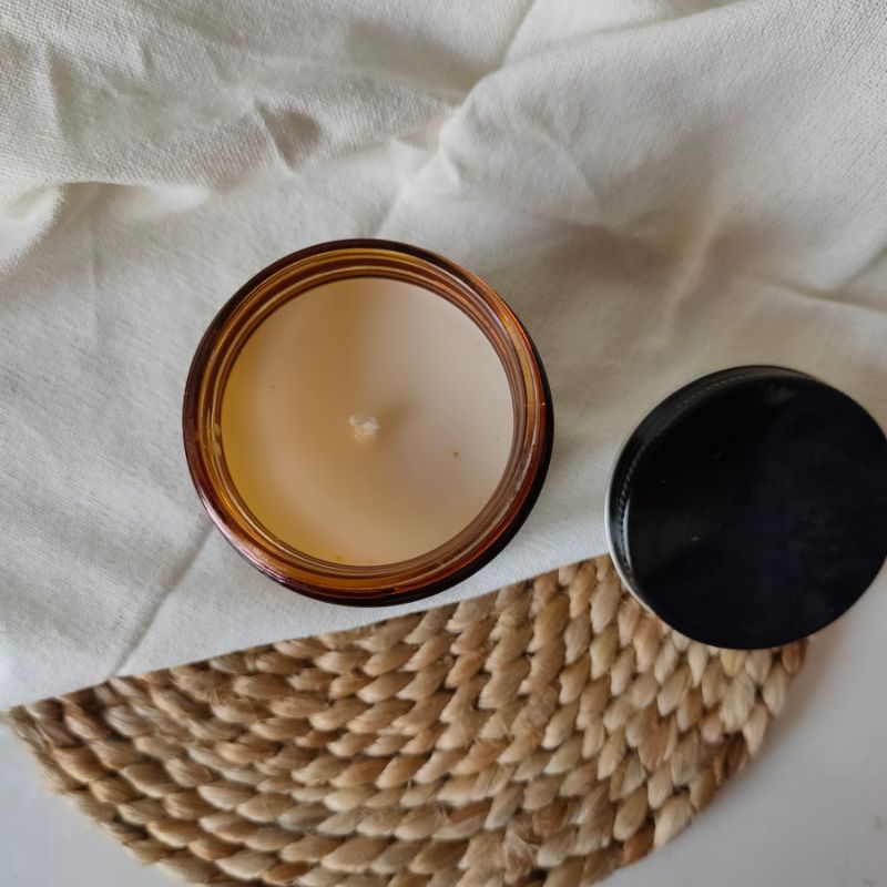 Apple Pie Scented Soy Wax Candle – Handcrafted & Long - Lasting – Candles & Fragrances on Brown Living™. SKU: BGSC000008. Img 5.