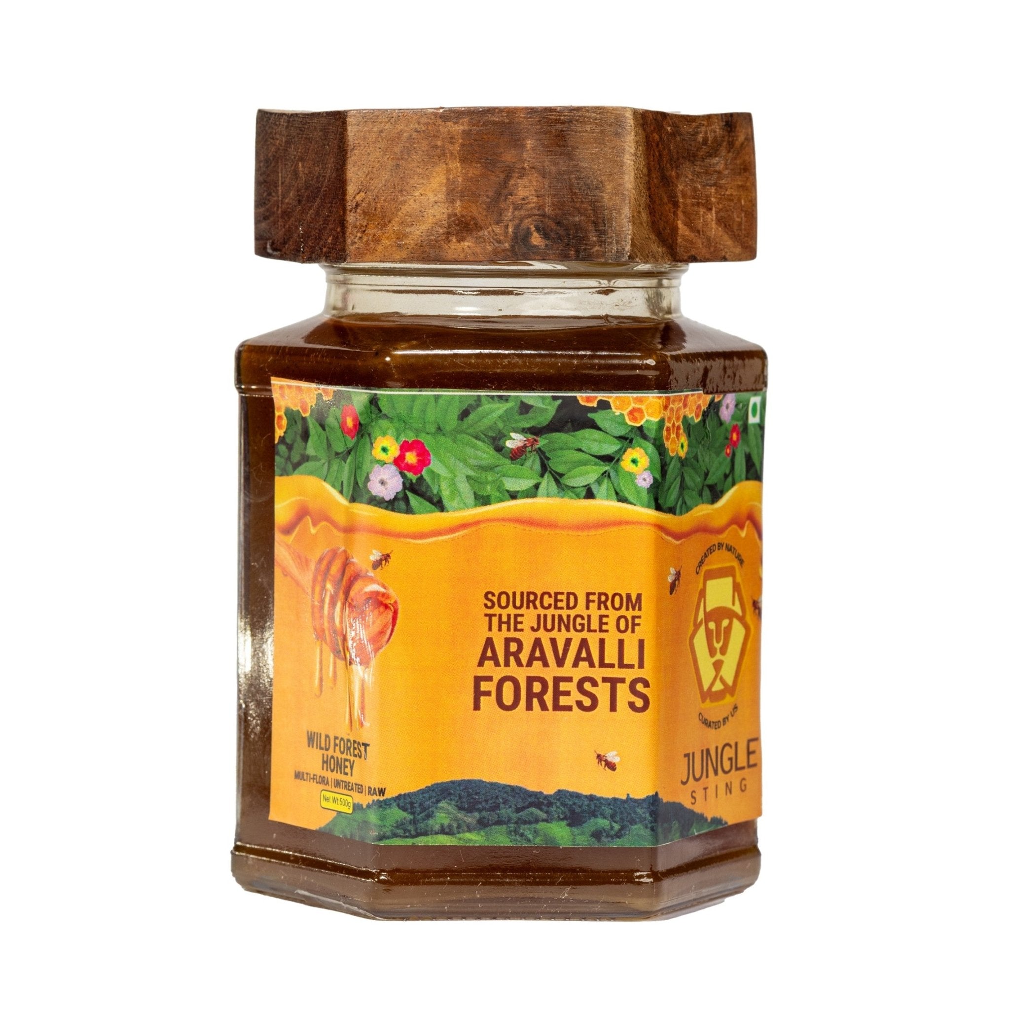 Aravalli Forest Honey | Raw Unprocessed Natural Wild Honey – Honey & Syrups on Brown Living™. SKU: JS_AravalliHoney. Img 4.