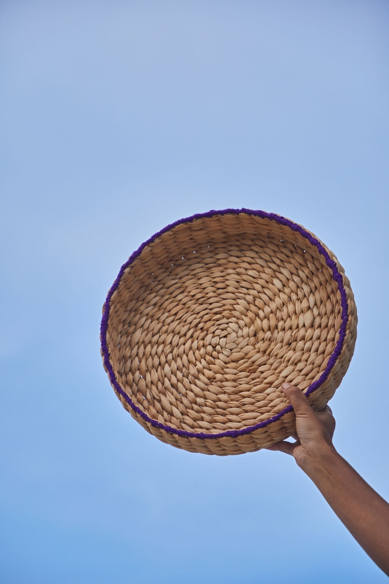 Aroha - Banana Fiber Serving Tray – Home Decor on Brown Living™. SKU: S-020. Img 2.