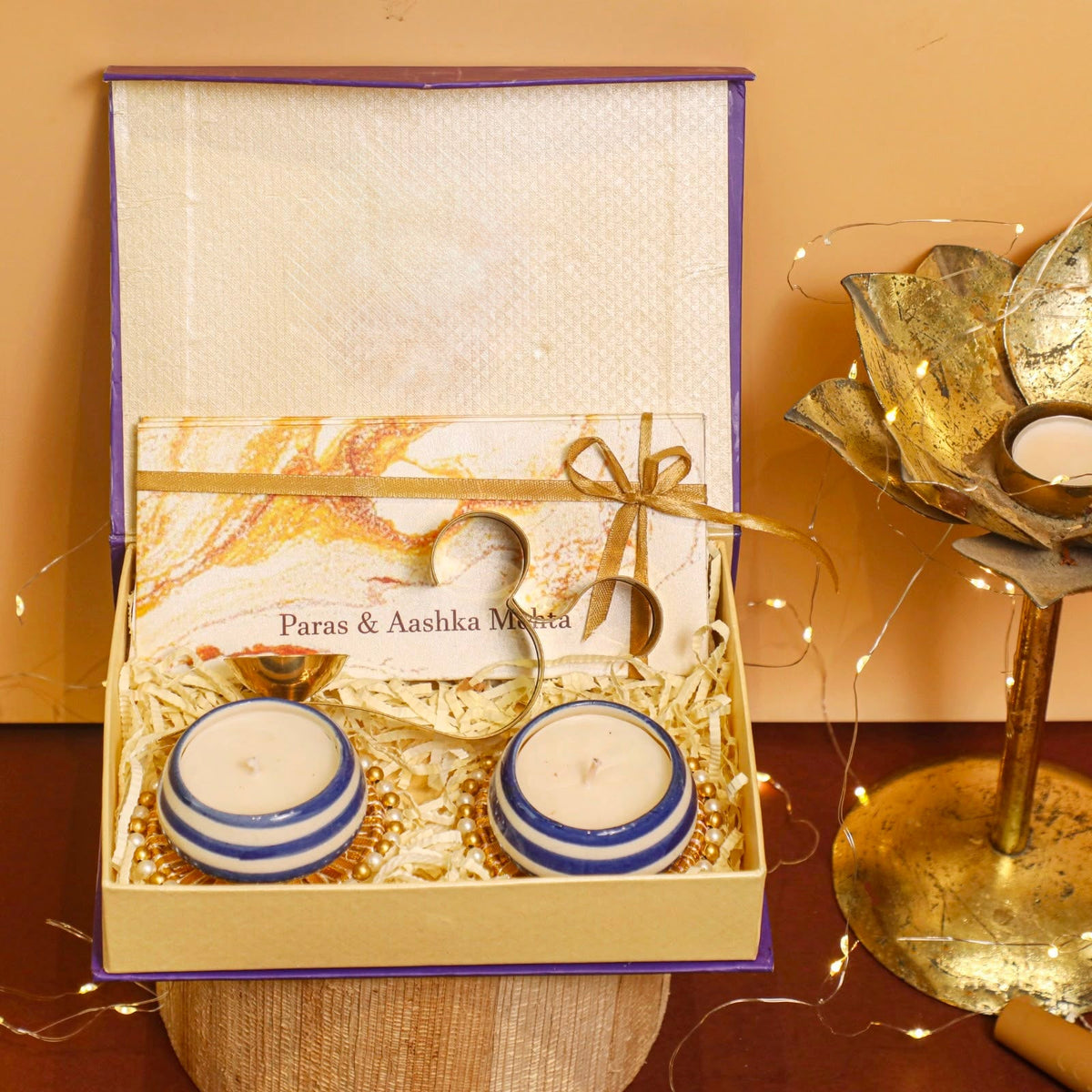 Aroma & Blessings Hamper – Candles & Fragrances on Brown Living™. SKU: LUSH_0059. Img 1.