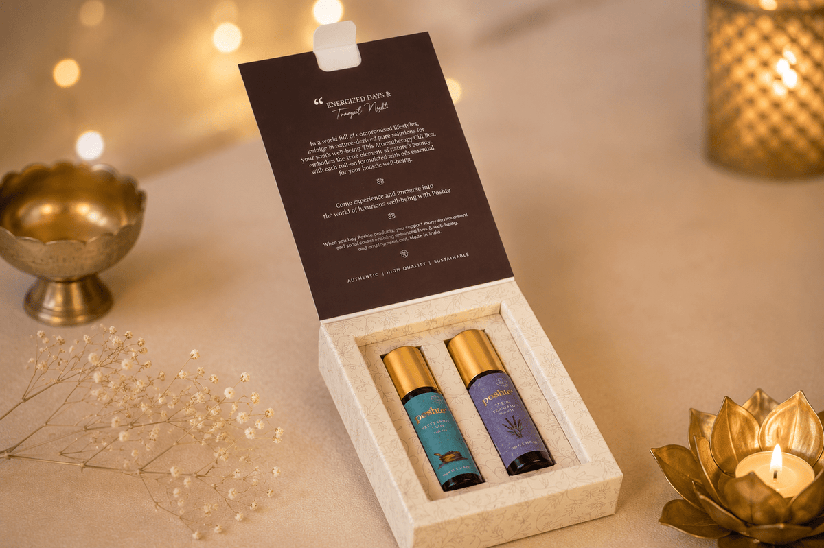 Aromatherapy Gift Box - Roll On For Day & Night – Gift Hampers on Brown Living™. SKU: POSH0009. Img 5.