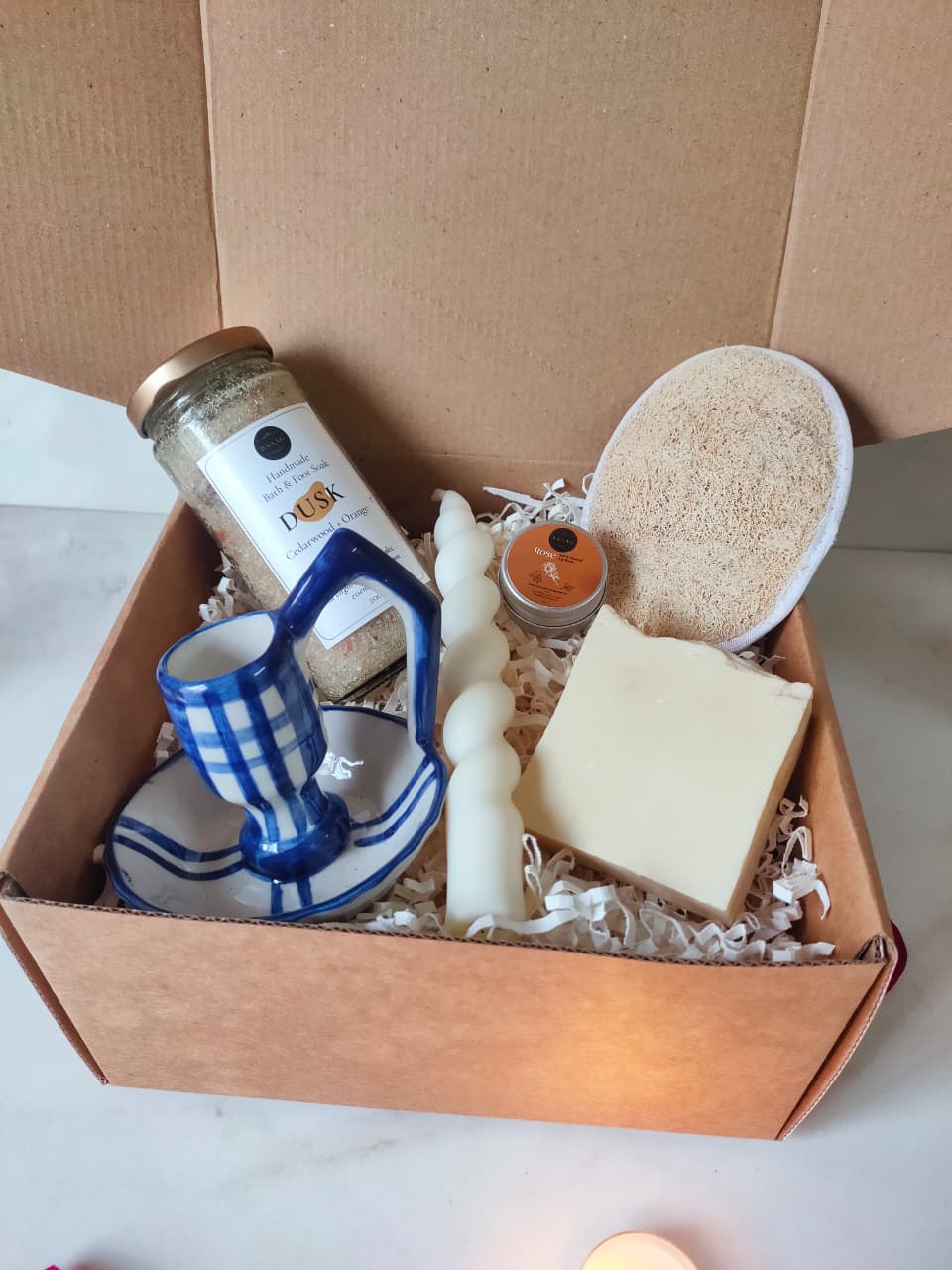 Aromatherapy Spa Gift Hamper | New Year Self - Care Gift Set – Gift Hampers on Brown Living™. SKU: RRWH01. Img 3.