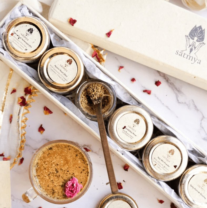 Assorted Immunity and Wellness Gift Box – Gift Giving on Brown Living™. SKU: Welln_180gms1007. Img 1.