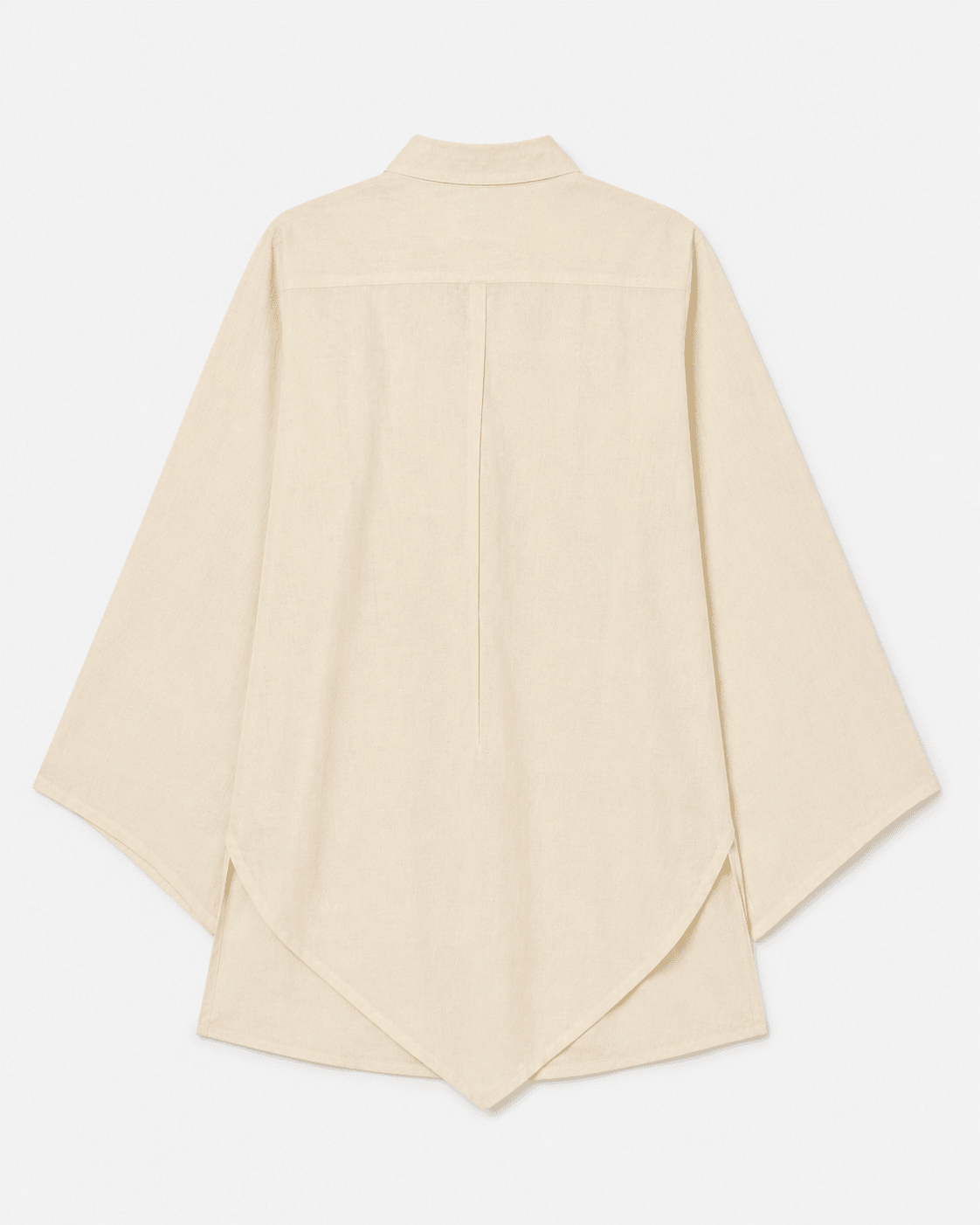 Asymmetric Flare Tunic Shirt – Flowing Modern Tunic for Effortless – Womens Shirt on Brown Living™. SKU: ACD2026001. Img 2.