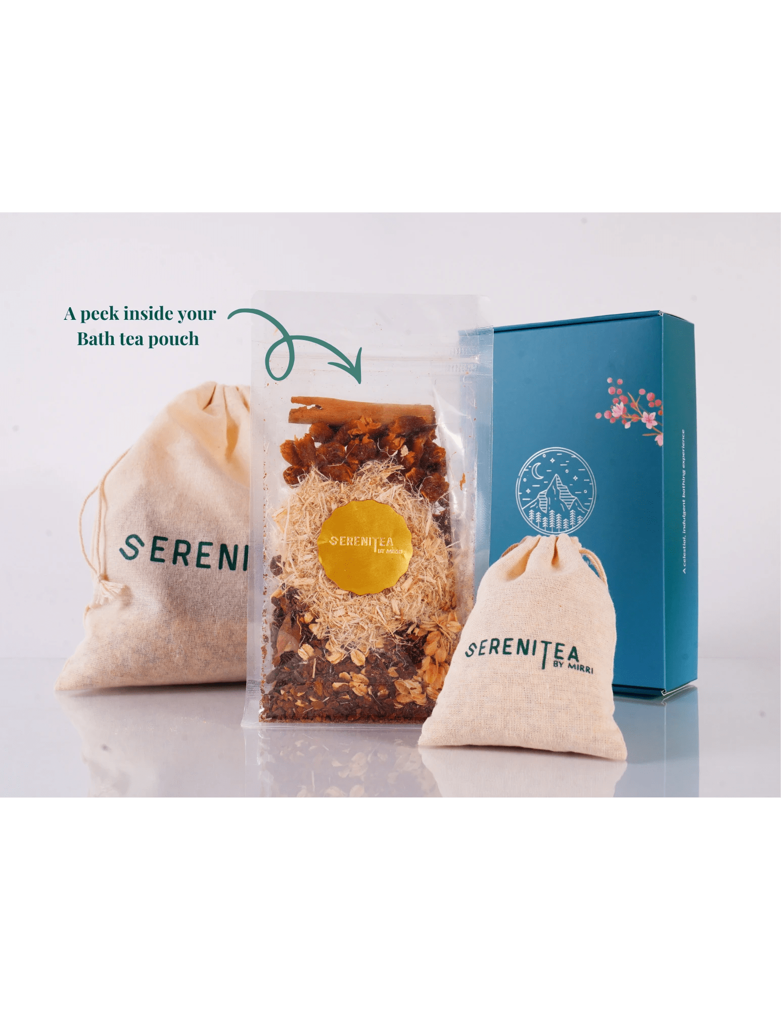 Au Chocolat Bath Tea – Indulgent Herbal Bath Infusion for Relaxation – Bath Salt on Brown Living™. SKU: 300001. Img 3.