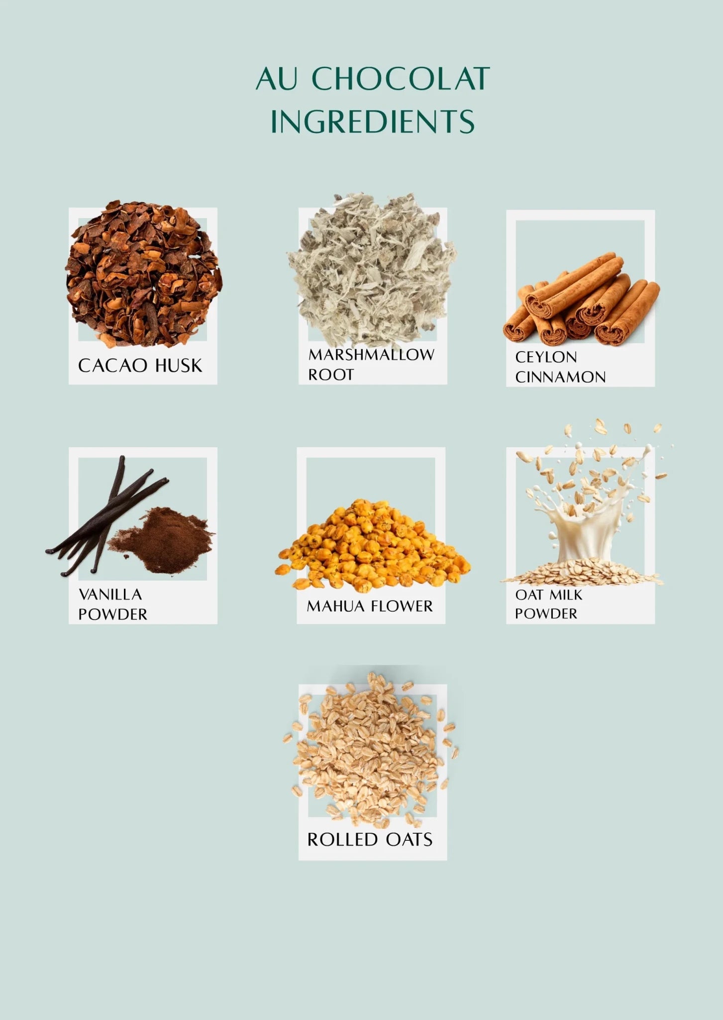 Au Chocolat Bath Tea – Indulgent Herbal Bath Infusion for Relaxation – Bath Salt on Brown Living™. SKU: 300001. Img 2.