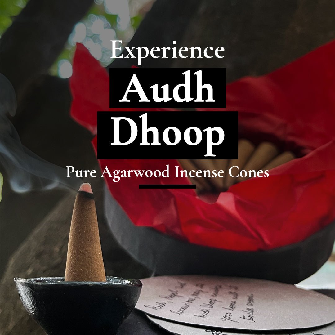Audh Dhoop - Pure Agarwood Incense Cones – Candles & Fragrances by Boond Fragrances available on Brown Living™. . SKU: BFD03. Img 2.