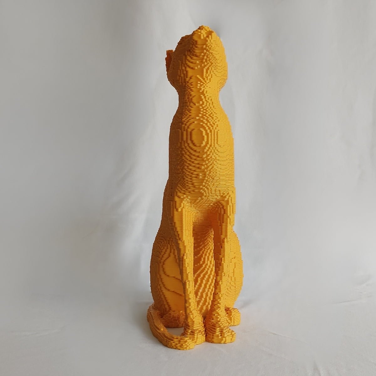 Aurous Feline Plant - Based Pure Gold Sculpture – Home Decor on Brown Living™. SKU: AUFEEDPLPGA089. Img 2.