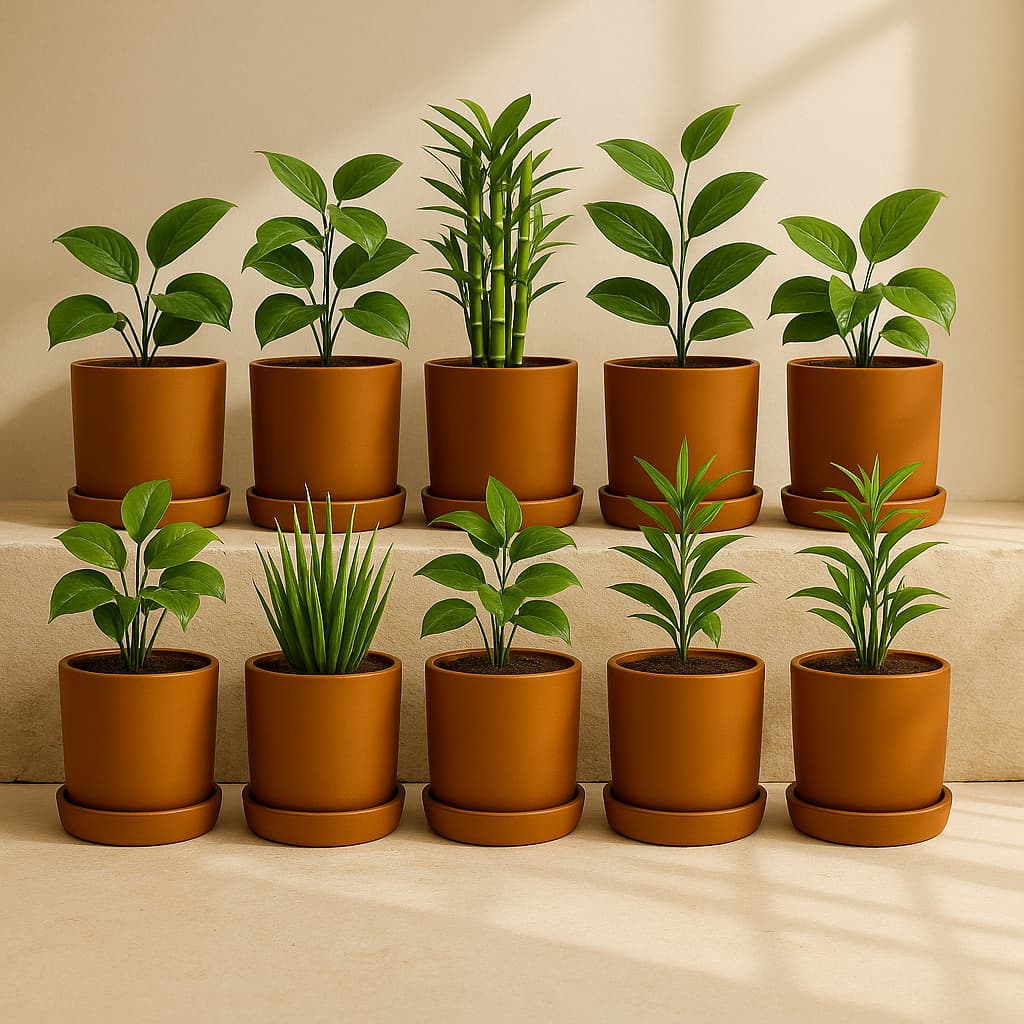 Autumn Planter Small 4 Inch | Handcrafted Decorative Pot – Pots & Planters on Brown Living™. SKU: PL1-10. Img 9.