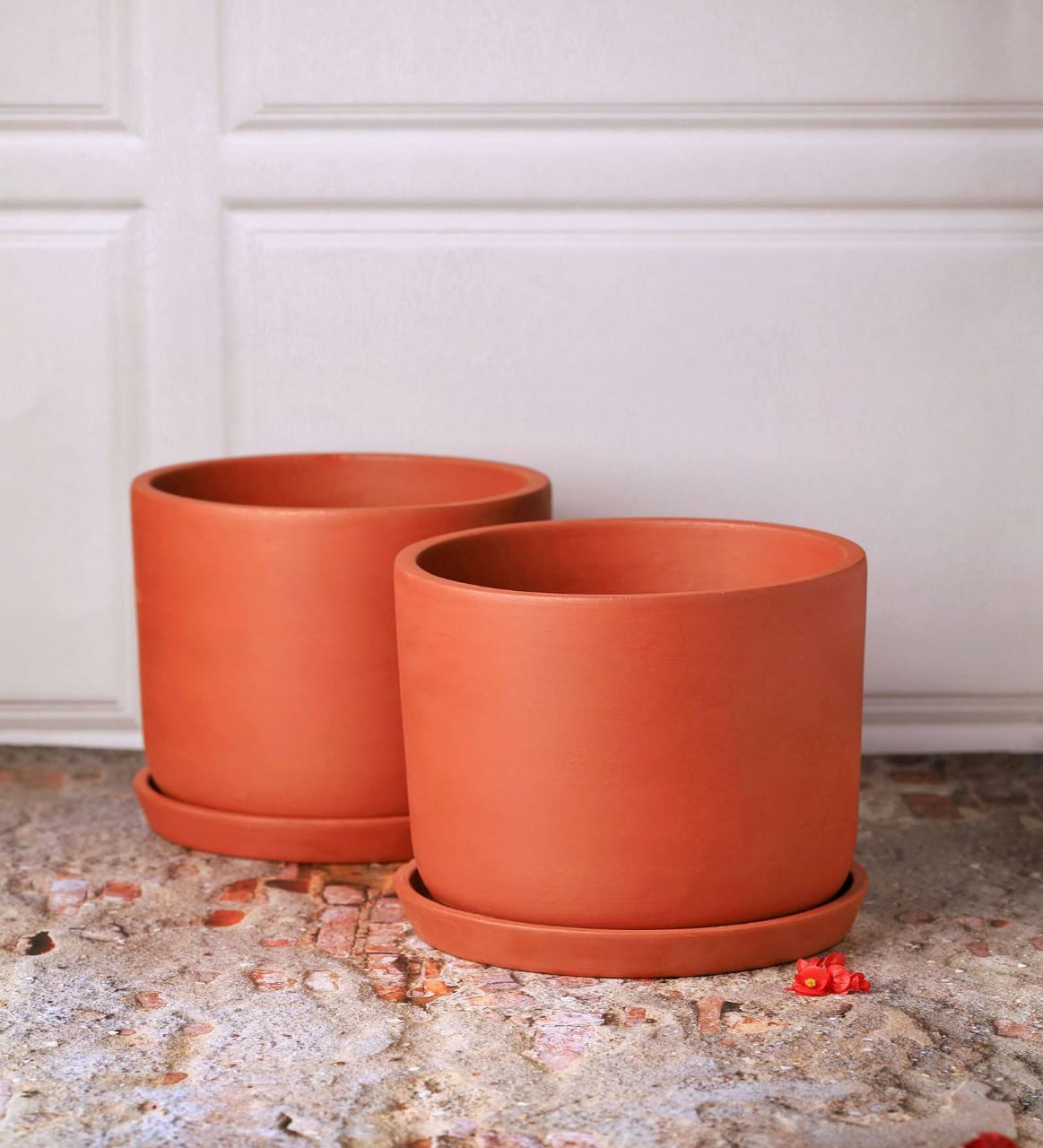 Autumn Planter Small 4 Inch | Handcrafted Decorative Pot – Pots & Planters on Brown Living™. SKU: PL1-2A. Img 4.