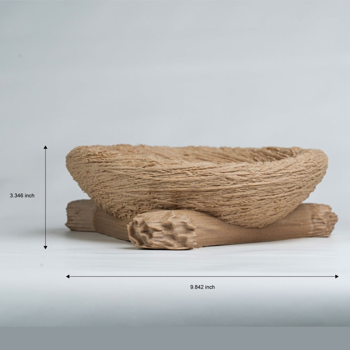 Avifauna Cradle Plant - Based Light Wood Bowl – Home Decor on Brown Living™. SKU: AVCREDPLLWA036. Img 4.