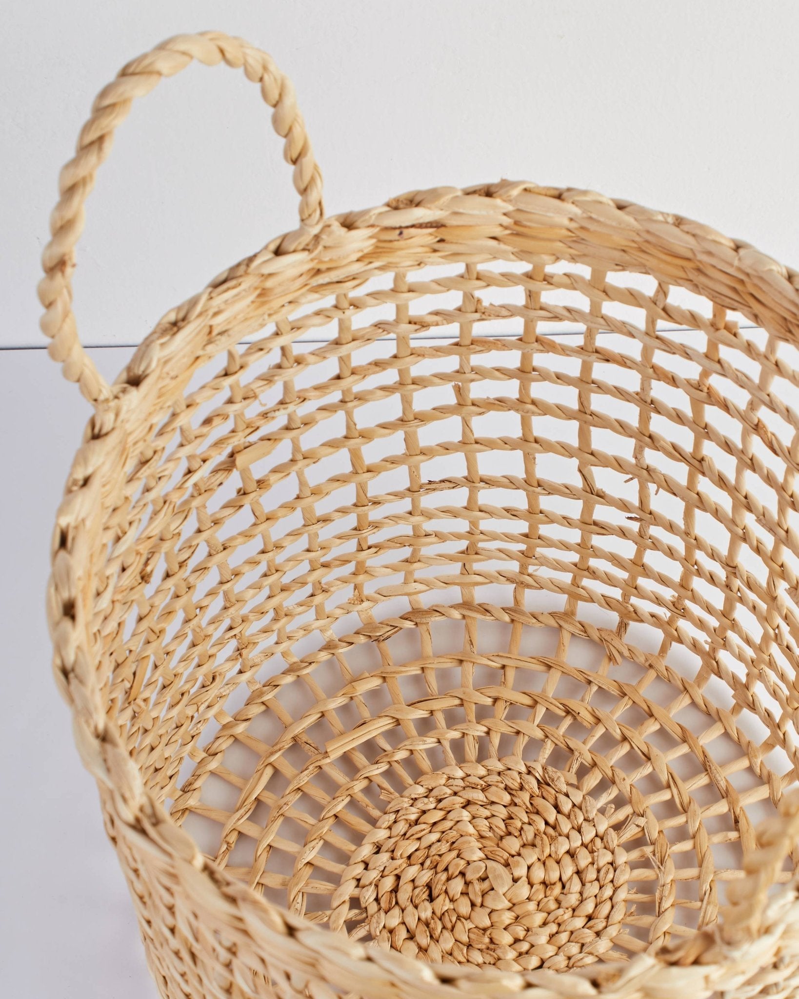 Avni - Banana Fiber Storage Basket – Baskets & Boxes on Brown Living™. SKU: S-004. Img 5.