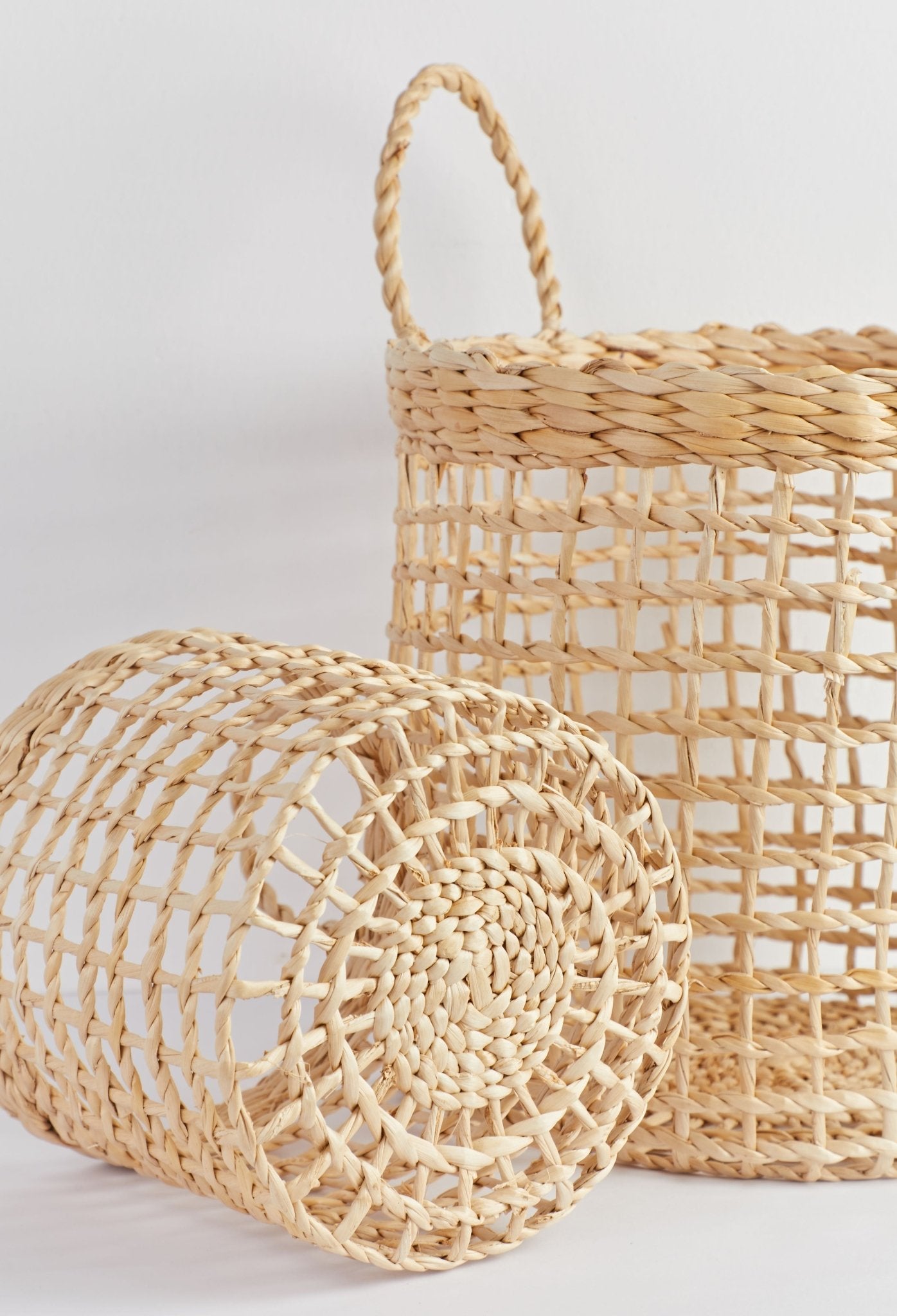 Avni - Banana Fiber Storage Basket – Baskets & Boxes on Brown Living™. SKU: S-004. Img 2.