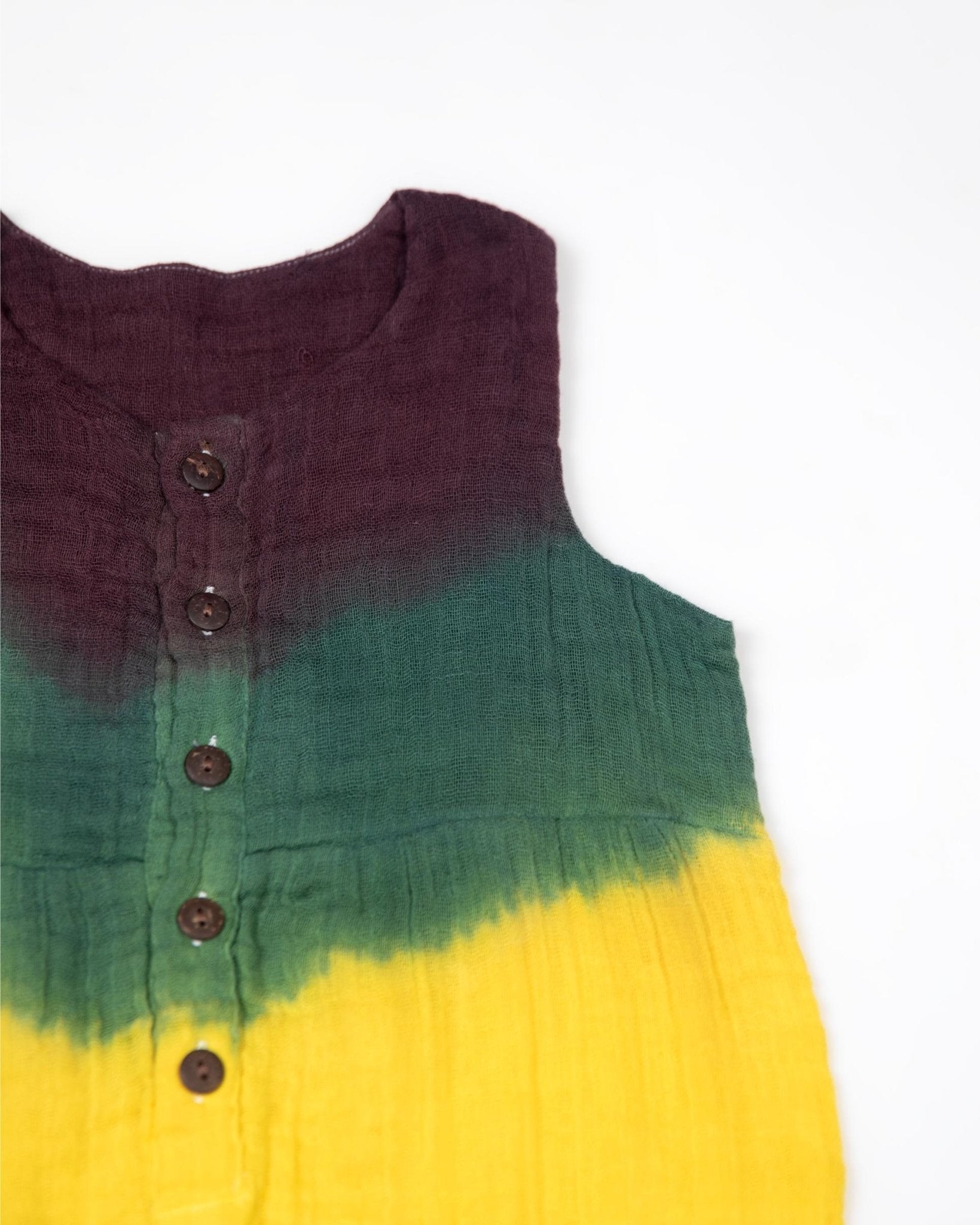 Ayurvastra Onesie for Babies – Gentle Care for Eczema - Prone Skin – Kids Daywear Sets on Brown Living™. SKU: GYO01. Img 3.